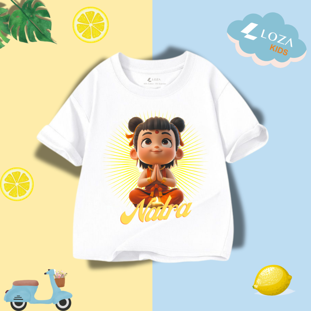 Áo thun cho bé trai, bé gái in hình Natra  - Loza Kids AT052_thumbnail_2