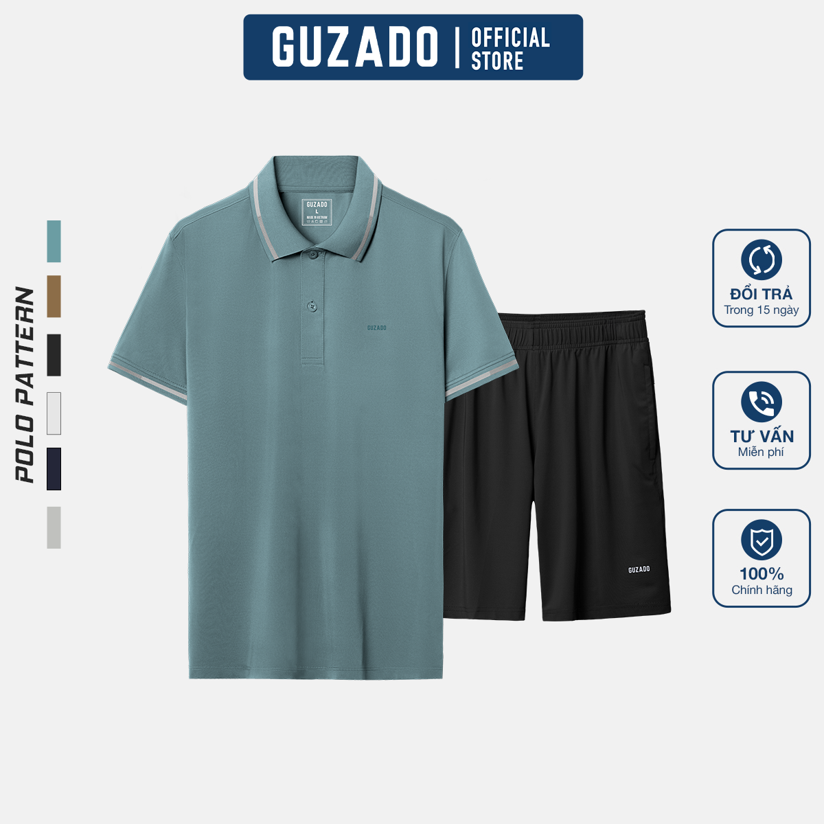 Bộ quần áo thể thao nam Guzado Chất Coolmax Mát Mẻ BPS05_thumbnail_1