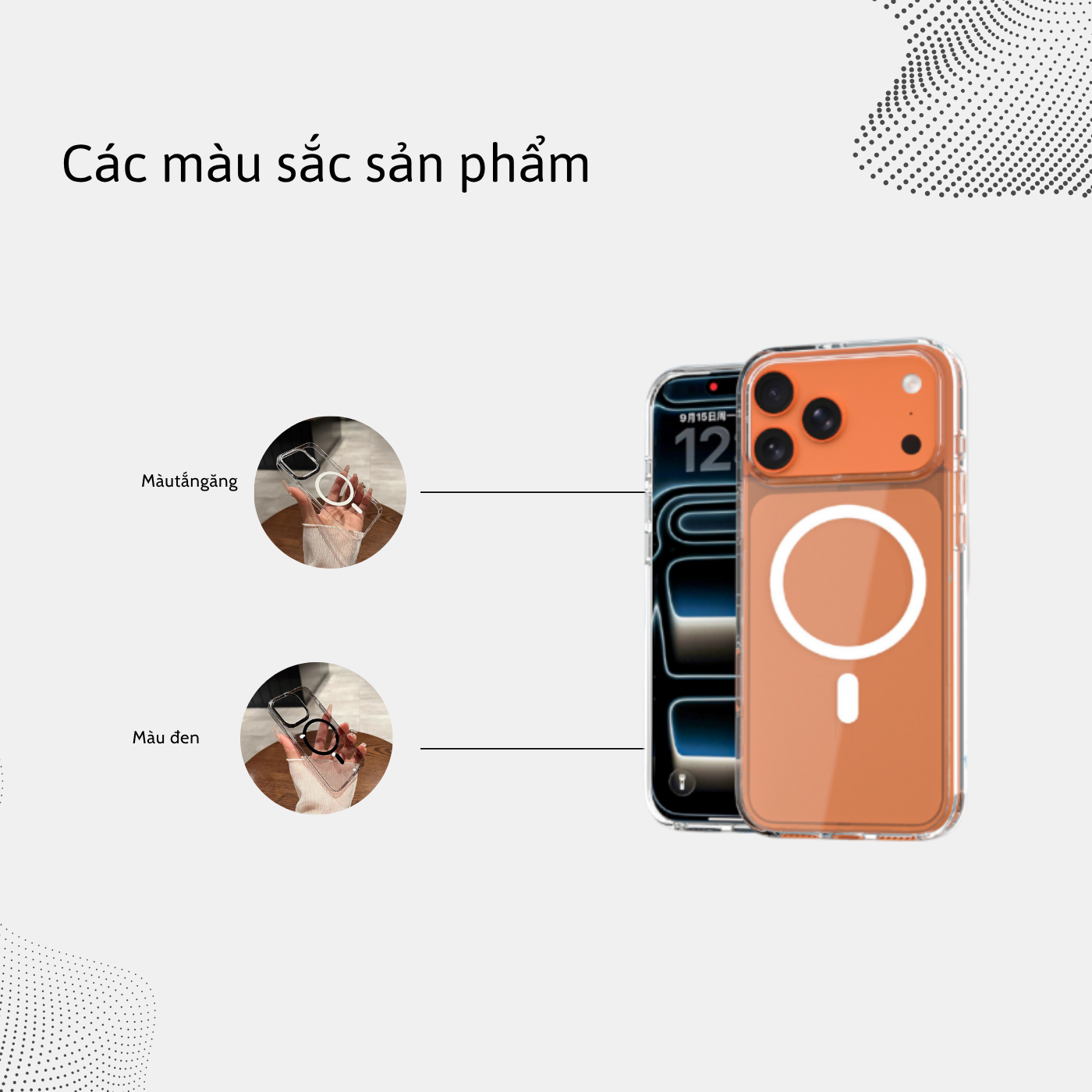 T-ECO SHOP | Ốp Lưng ip 17 Trong Suốt Siêu Mỏng – Vòng Từ Tính, Chống Sốc, Bảo Vệ Camera_thumbnail_6