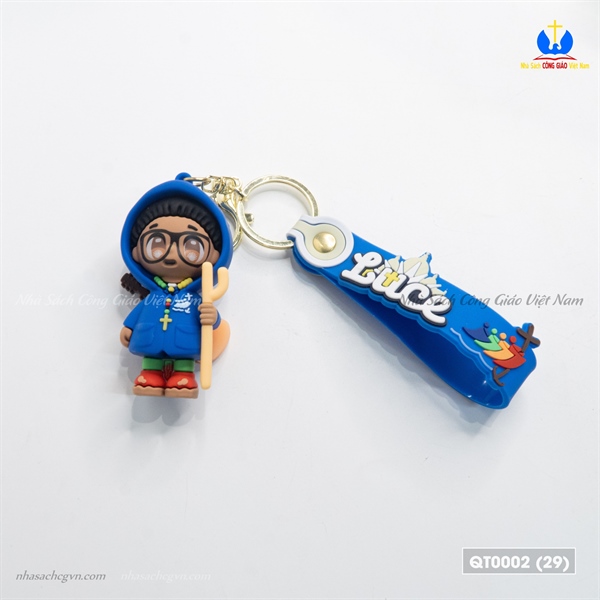 Móc khóa Luce 3D màu xanh dương_thumbnail_1