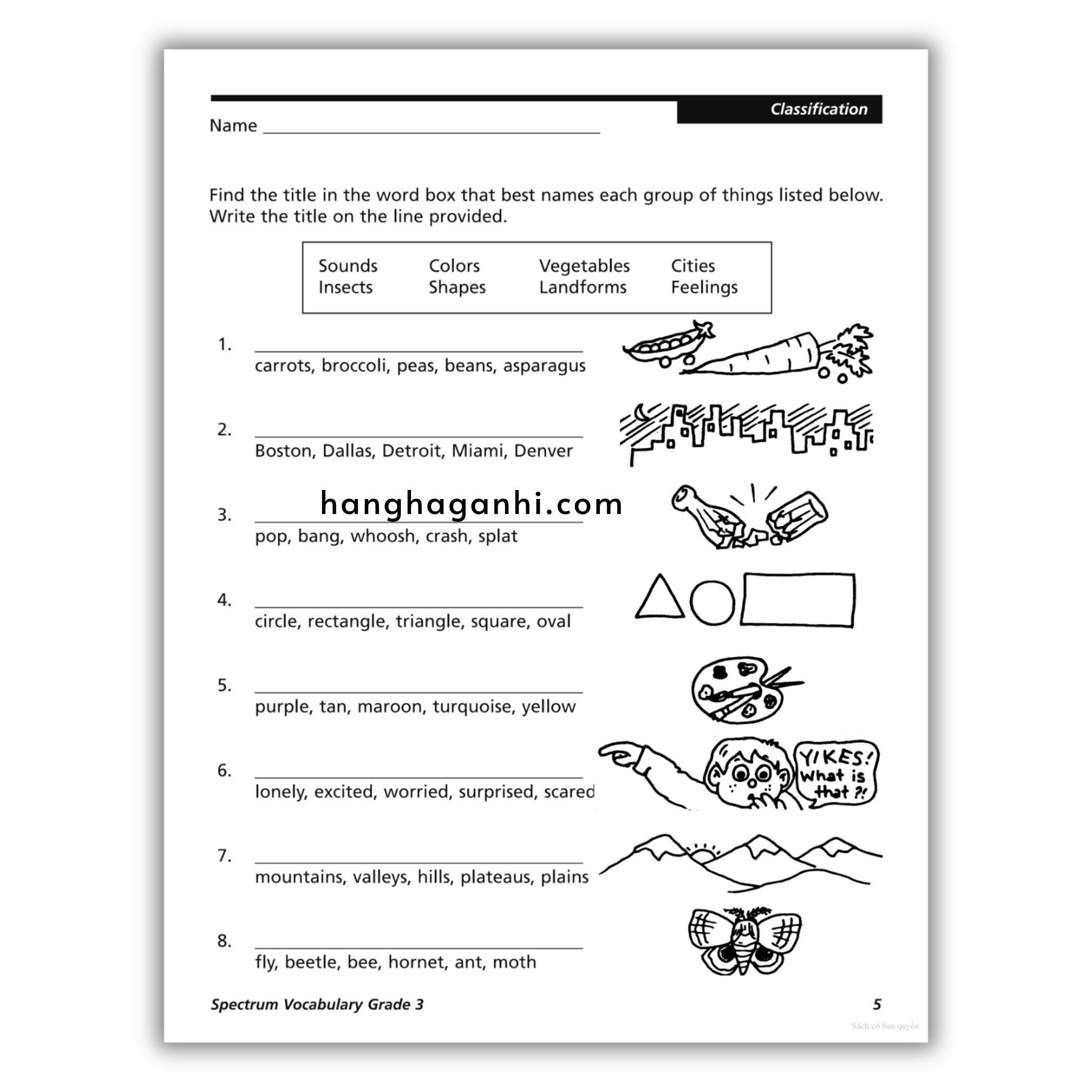 Sách Spectrum Vocabulary Workbook Grade 3 ĐEN TRẮNG_thumbnail_15