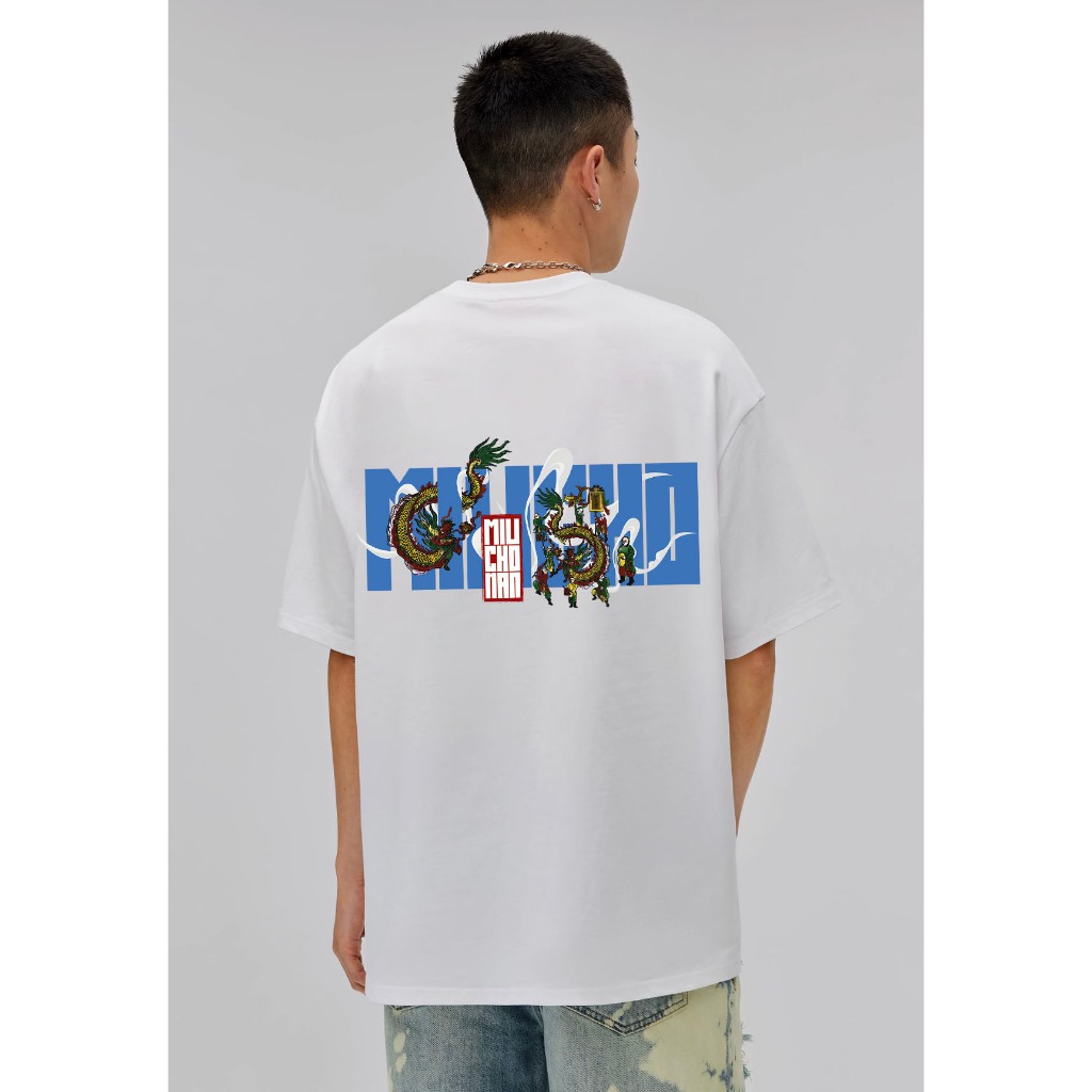 Áo thun nam form rộng 12 con giáp tuổi Thìn ( tuổi rồng) ATD442 Miucho Man cotton cổ tròn ingraphic_thumbnail_4