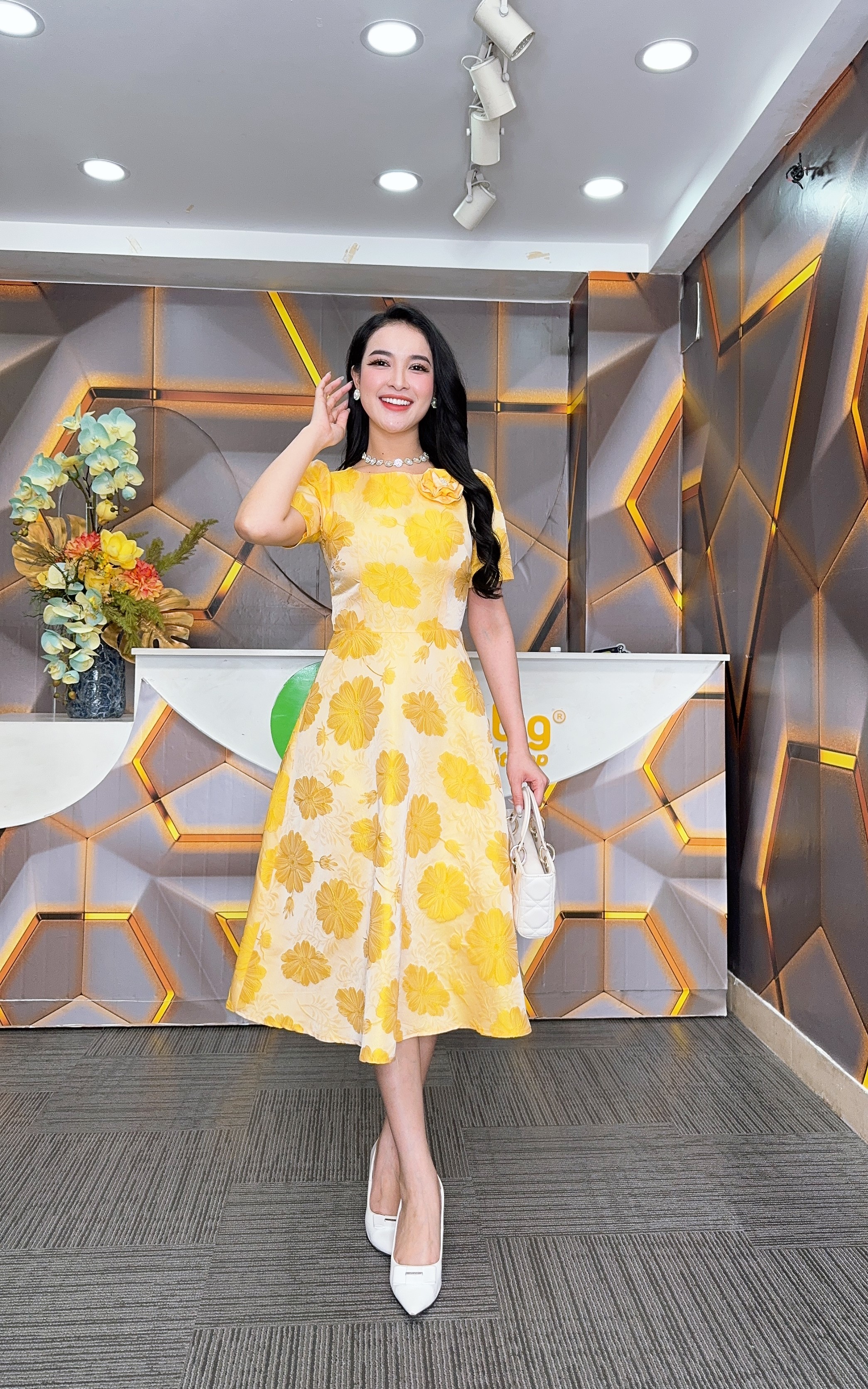 Đầm xòe - Y1823 - Thương hiệu Zonbig_thumbnail_3