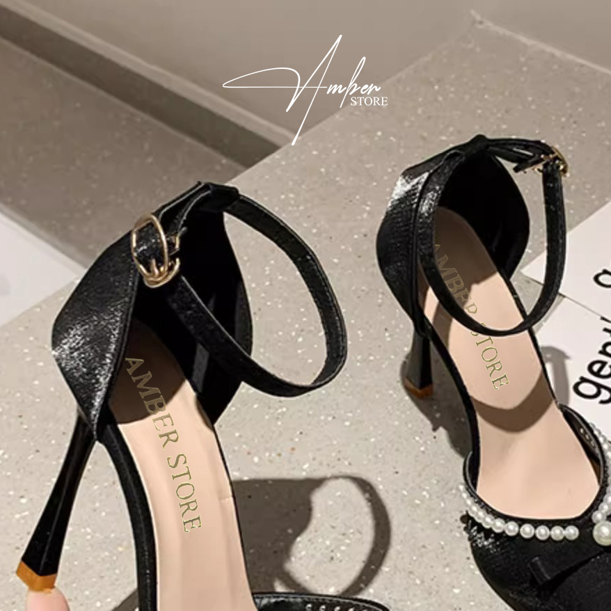 Giày Cao Gót Nữ Bít Mũi Phối Ngọc - CG15_thumbnail_4