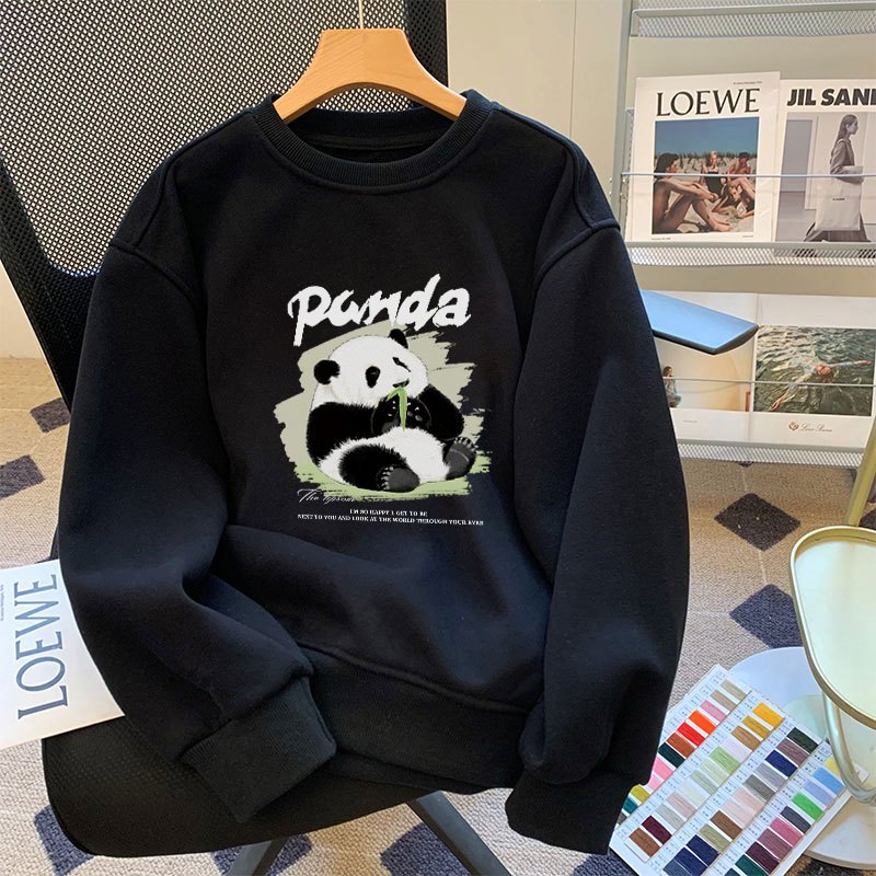 Áo sweater nữ in hình thời trang - Áo nỉ nữ thu đông dáng rộng - Loza G0081_thumbnail_16