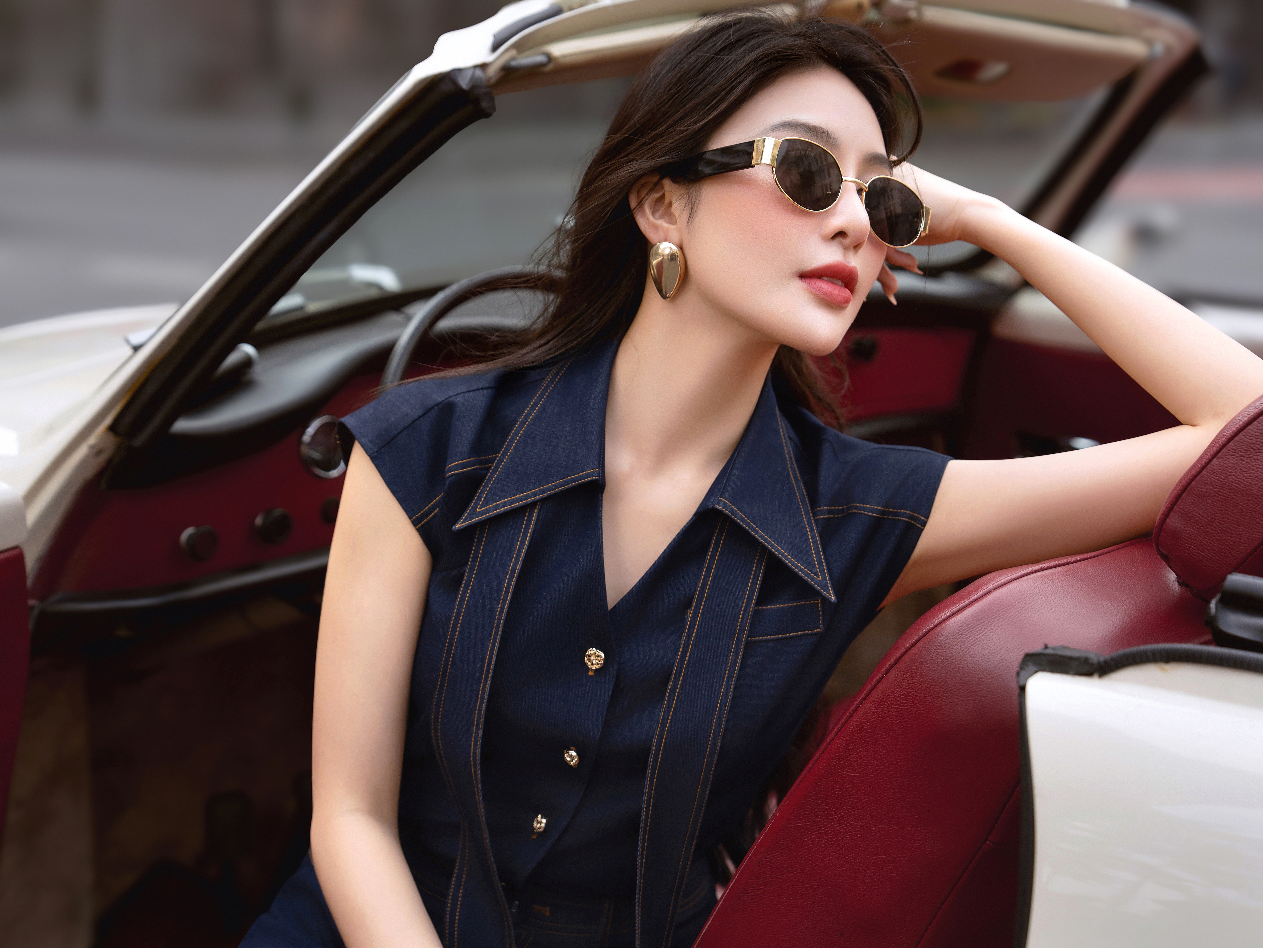 Denim Top (Áo - Kèm belt)_thumbnail_9