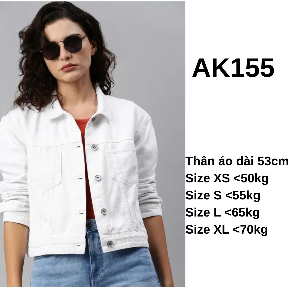 AK155- ÁO KHOÁC NỮ KAKI- KEM