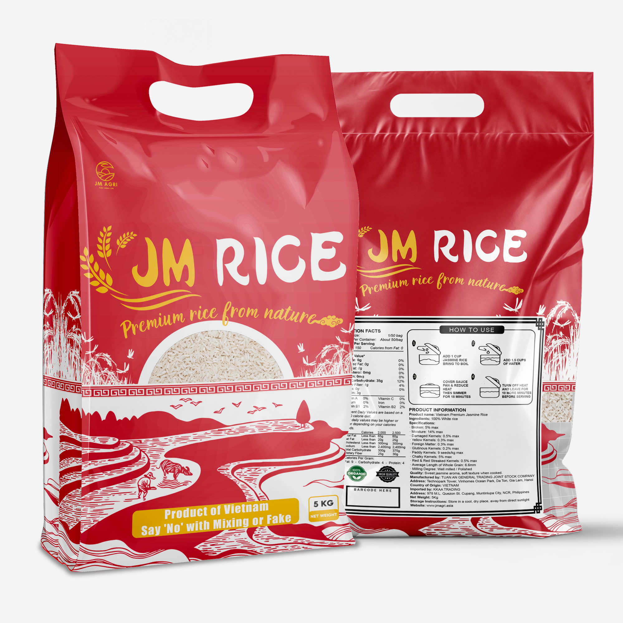JM RICE - VIETNAM PREMIUM JASMINE PLUS