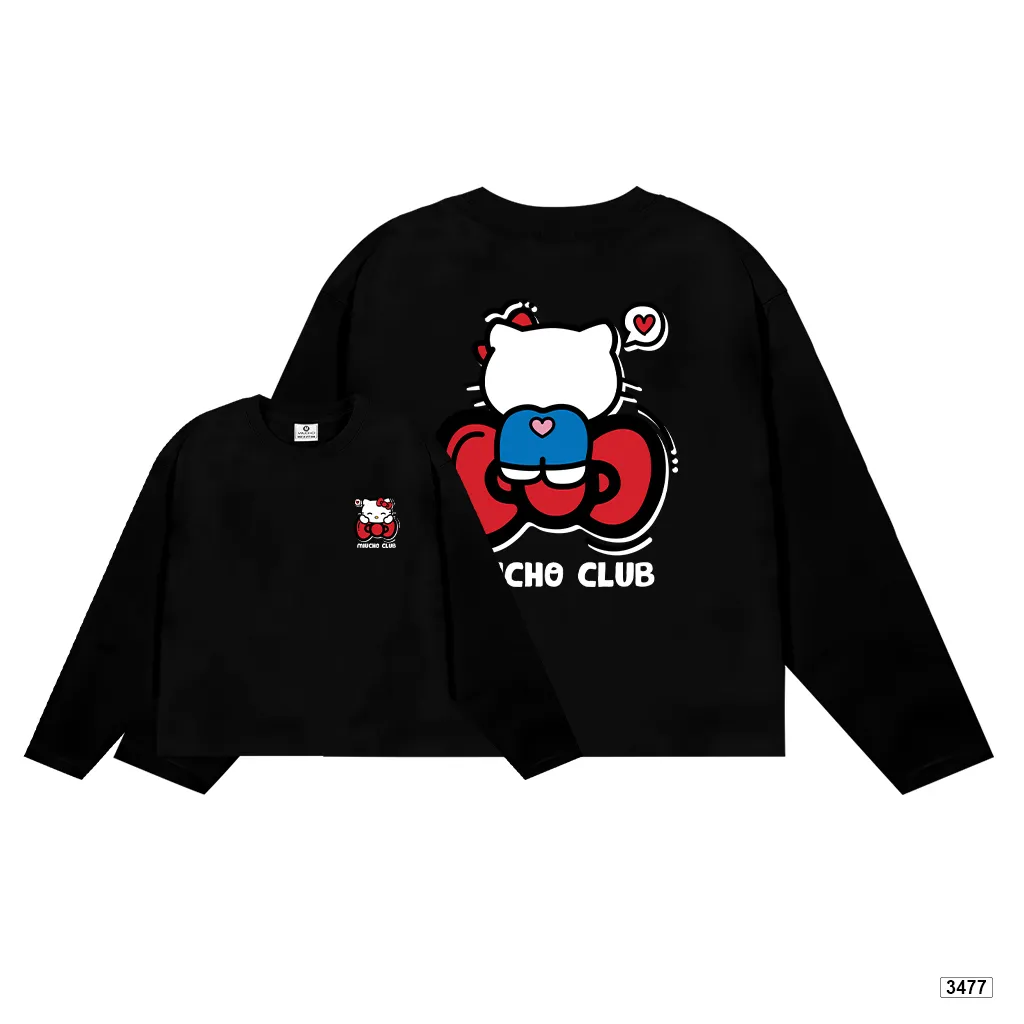 Áo thun nữ boxy tay dài kitty cute Miucho 3477_thumbnail_7