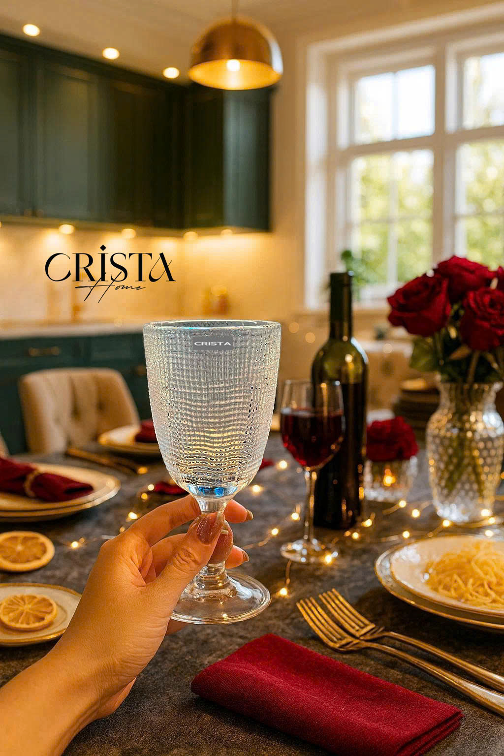 Bộ 6 ly thủy tinh CRISTA HOME vân lưới dập nổi 240 ml_thumbnail_23