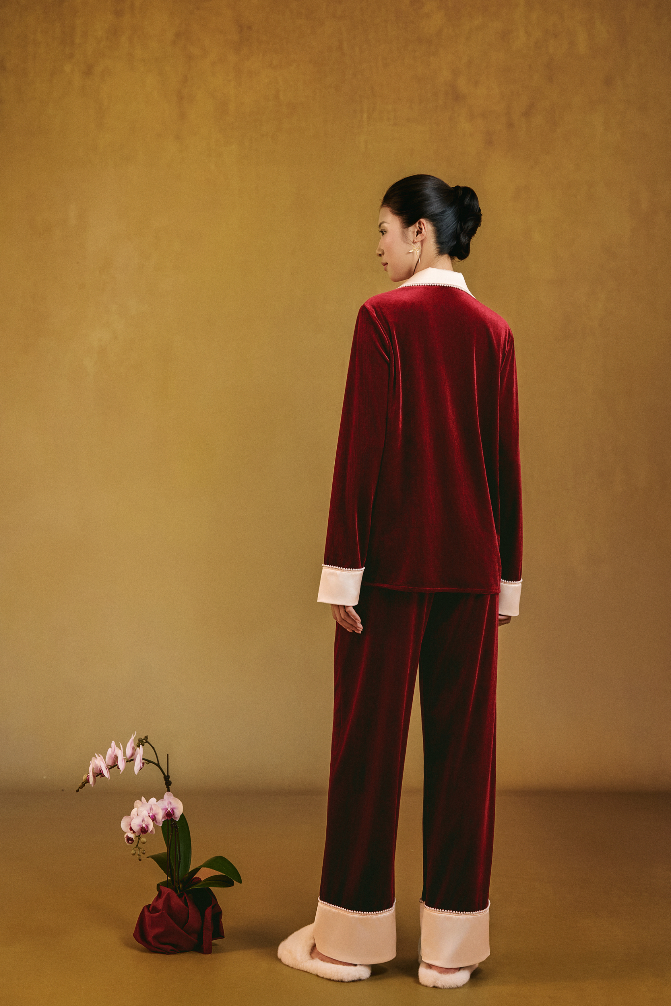 Bộ Nhung Áo Dài Tay, Quần Dài BN657_thumbnail_13