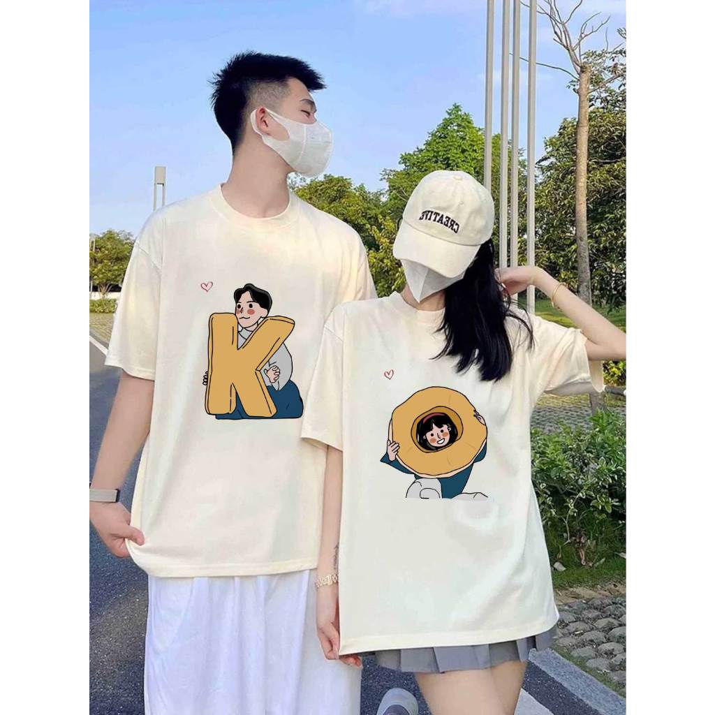 Áo thun couple cặp đôi local brand form rộng ATD763 Miucho cotton cổ tròn in artwork_thumbnail_2