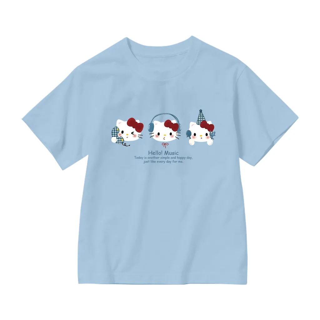 Áo thun form rộng cho bé gái Kado vải cotton co giãn 4 chiều thoáng mát Kitty dễ thương in mix 2887_thumbnail_17