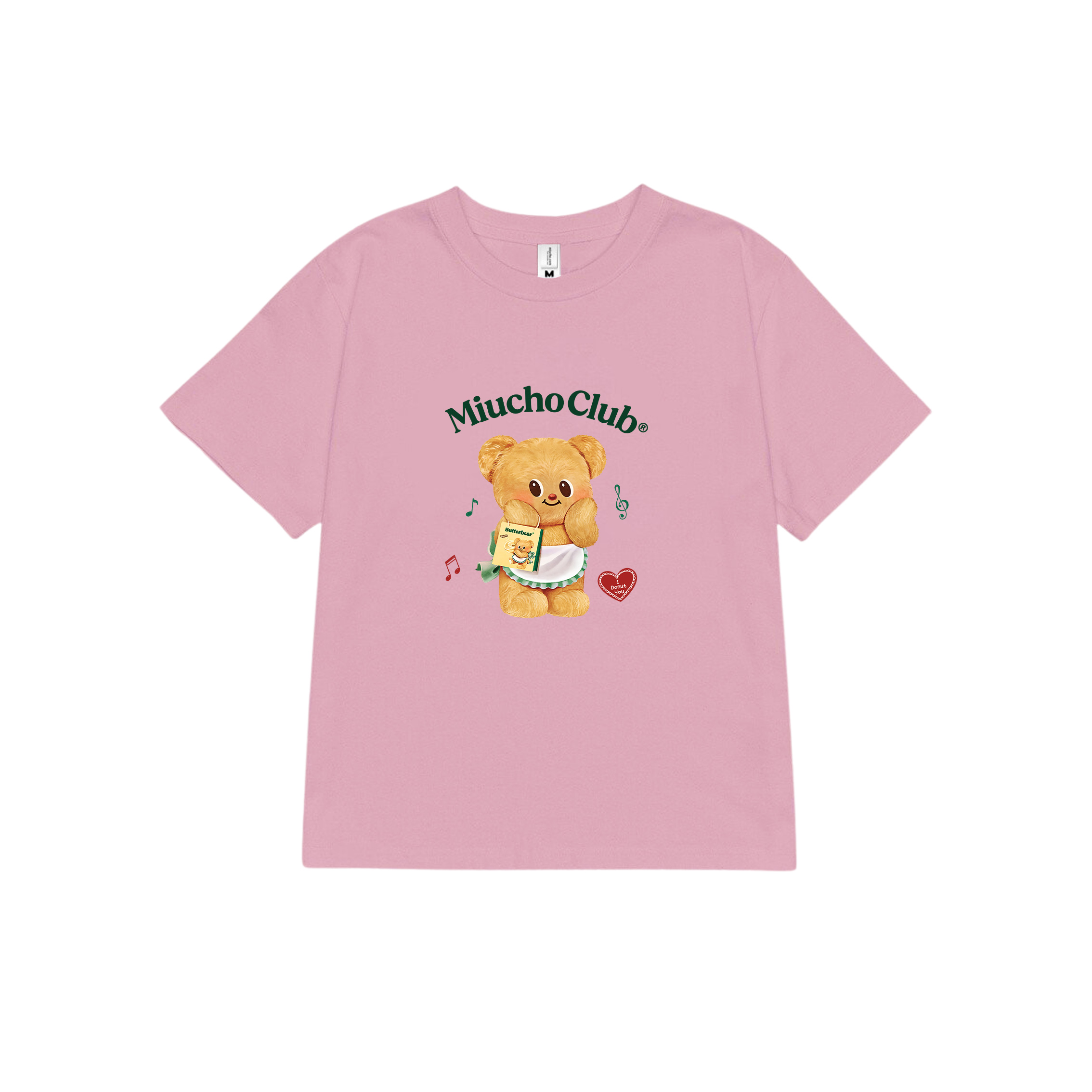 Áo baby tee Butter Bear đáng yêu form ôm ABD1341 Miucho tay ngắn vải cotton in mix_thumbnail_17
