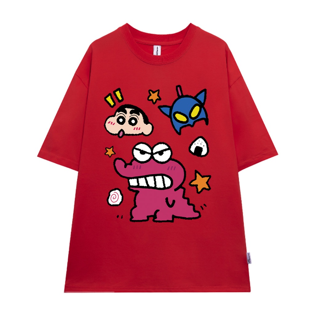 Áo thun nữ in hình Shin dễ thương form rộng ATD224 Miucho cotton spandex in Artwork_thumbnail_17