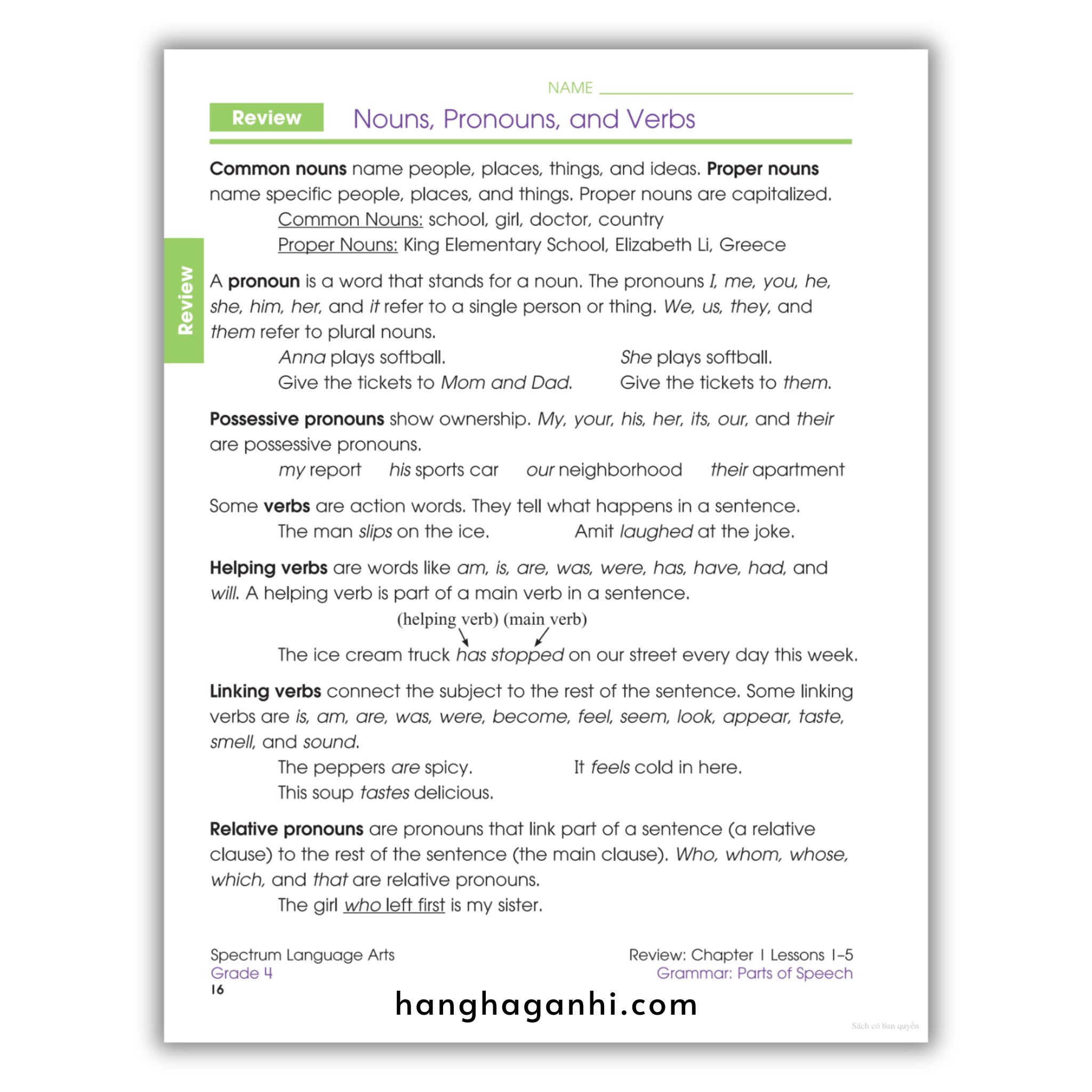 Sách Spectrum Language Arts Workbook Grade 4_thumbnail_7