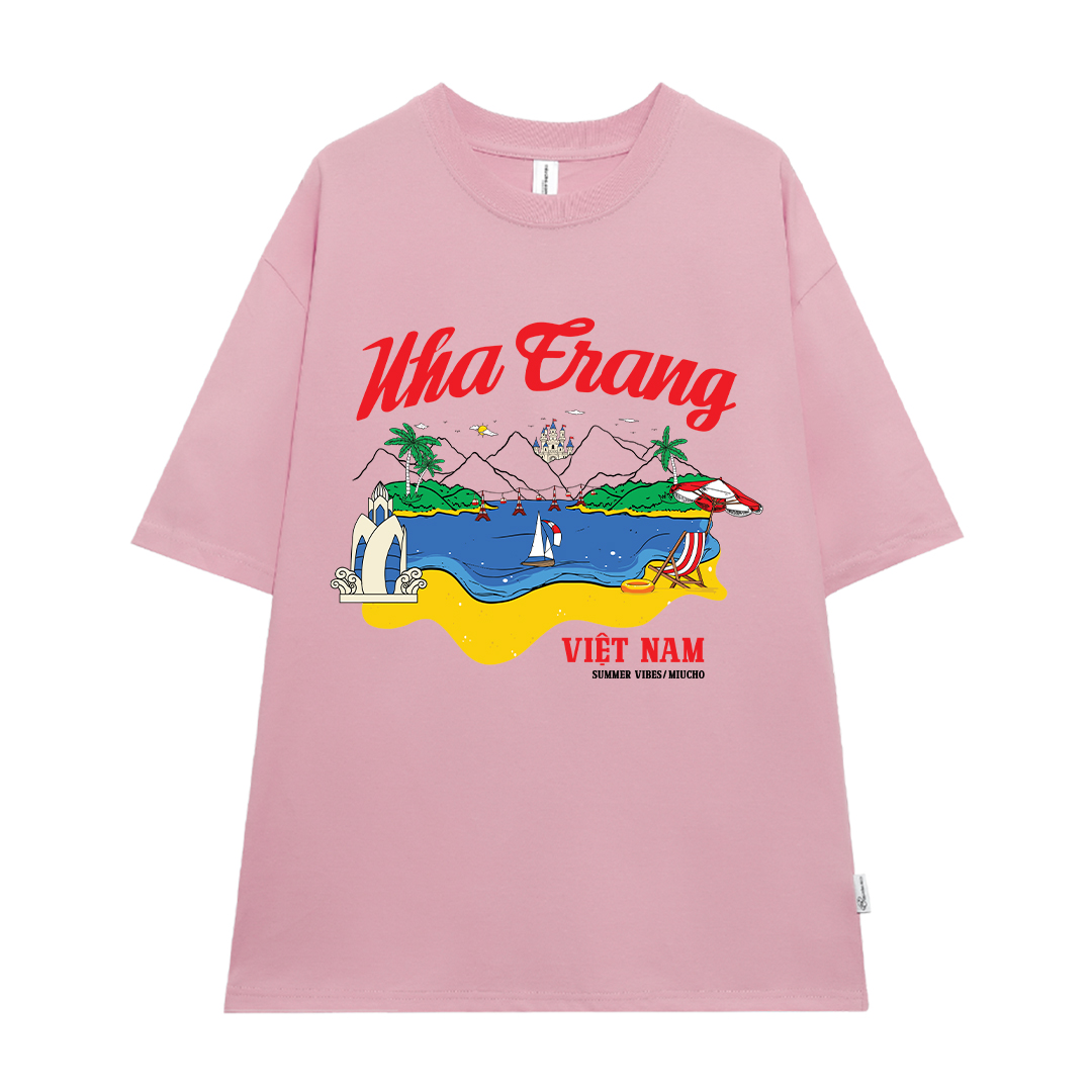 Áo thun du lịch Nha Trang ATD1261 Miucho vải cotton thoáng mát in mix_thumbnail_5
