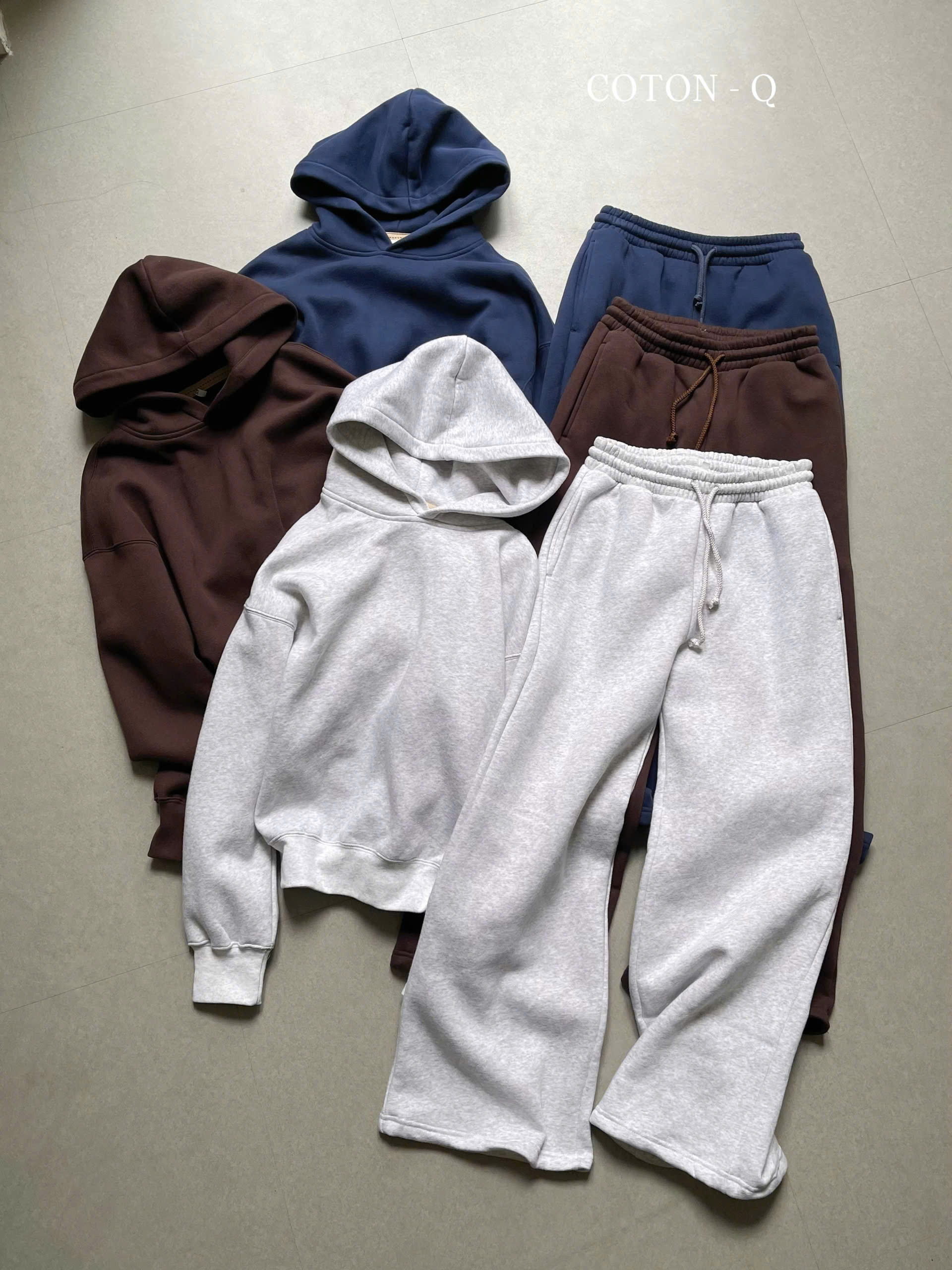 Set hoodie nỉ + quần dài ( XÁM )_thumbnail_12