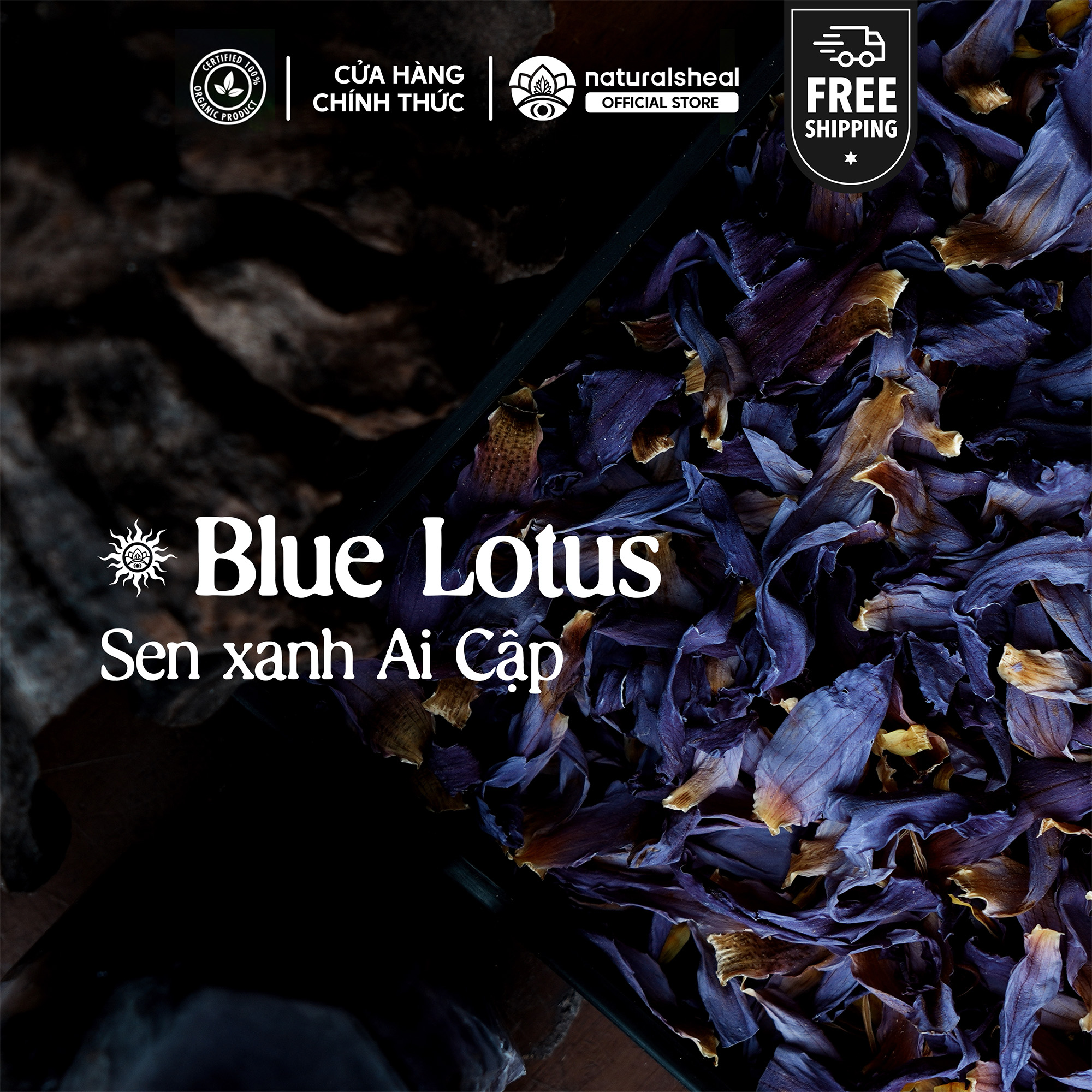 Blue Lotus - Sen Xanh Ai Cập - Nguyên Bản - Nguyên Liệu Thô | Hoa Khô_thumbnail_9