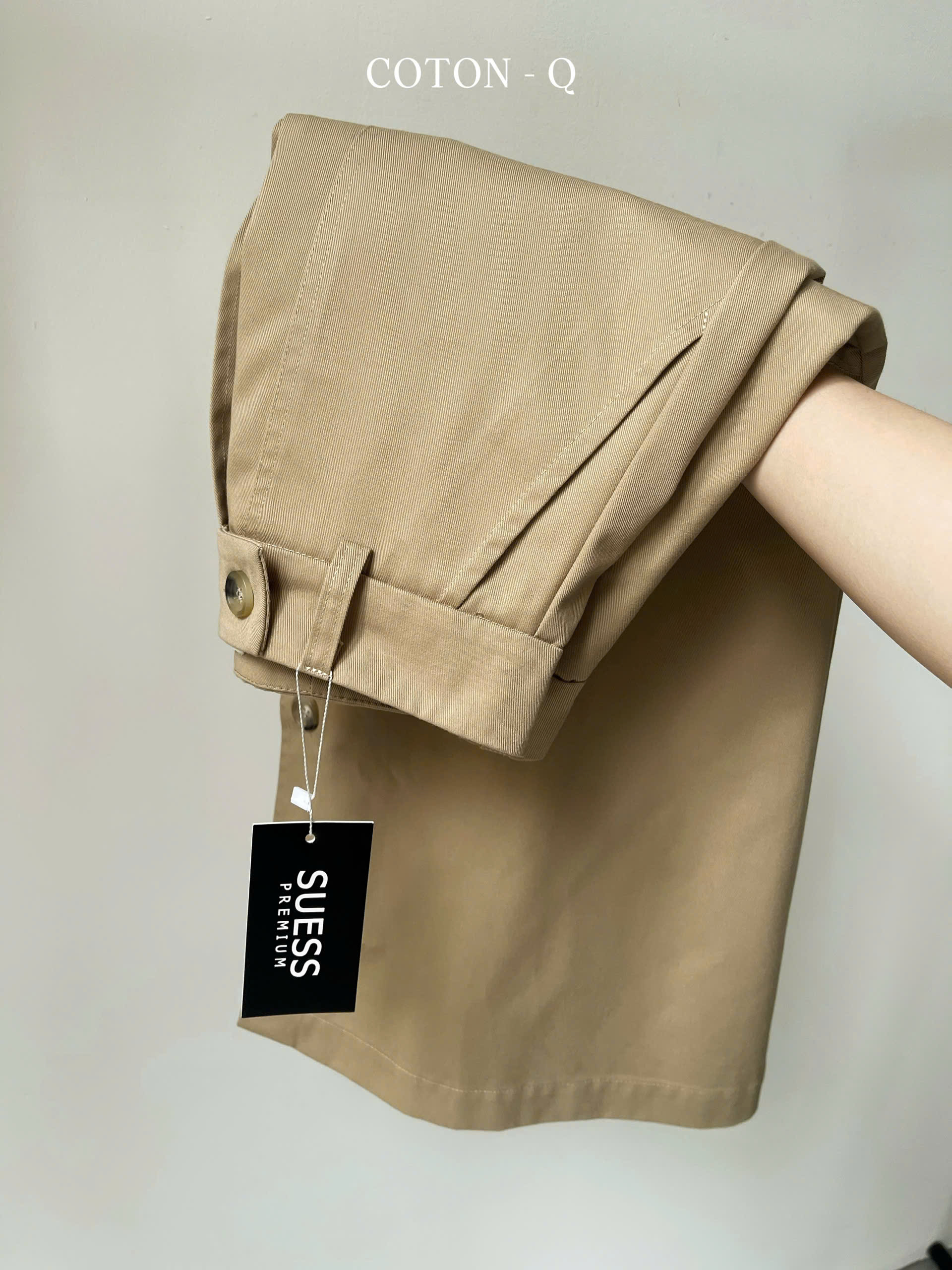 Chân váy dài Coton Q kaki kèm belt_thumbnail_8