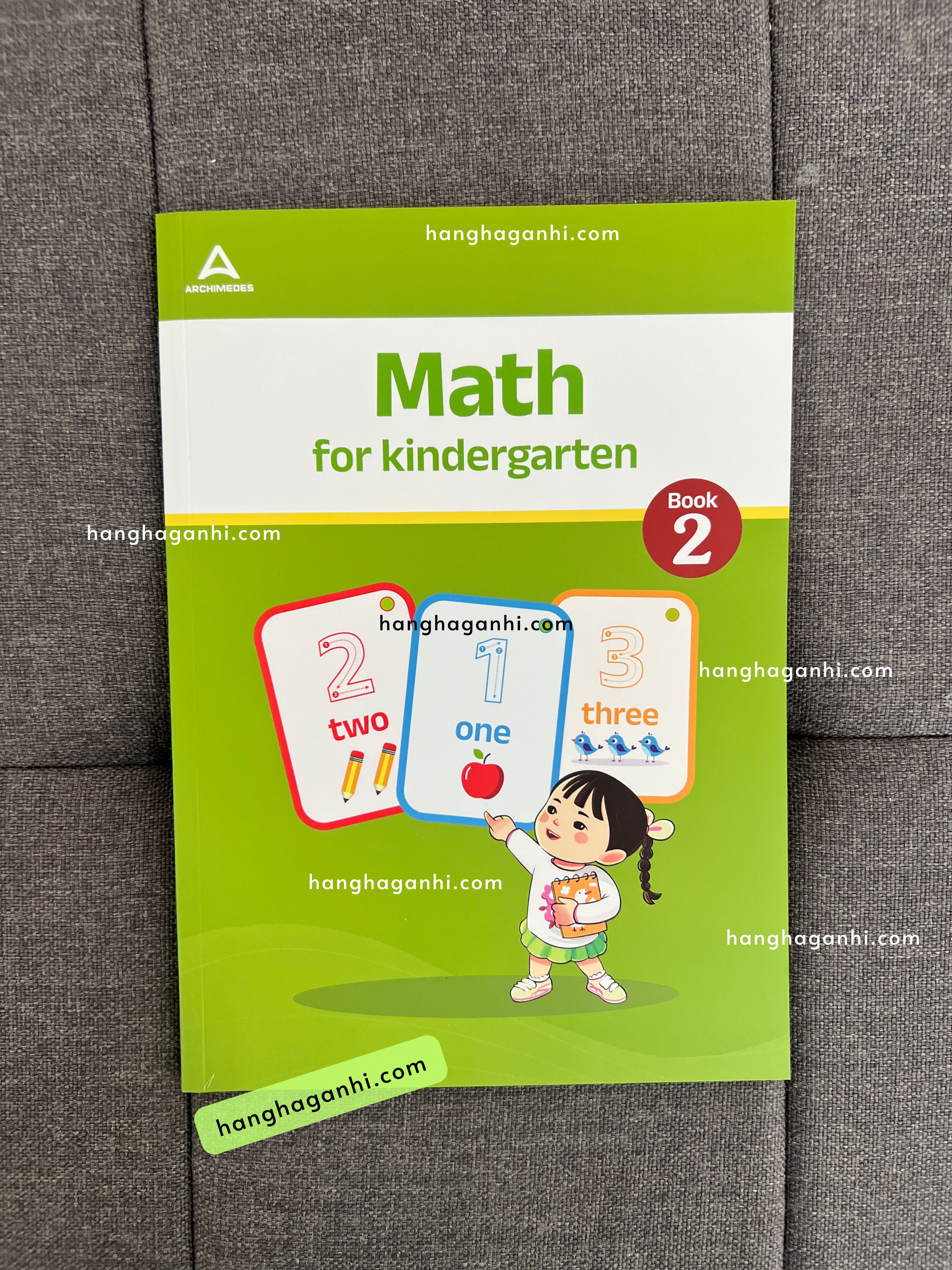 Sách Archimedes Math for Kindergarten Book 2, Toán tiếng Anh mầm non
