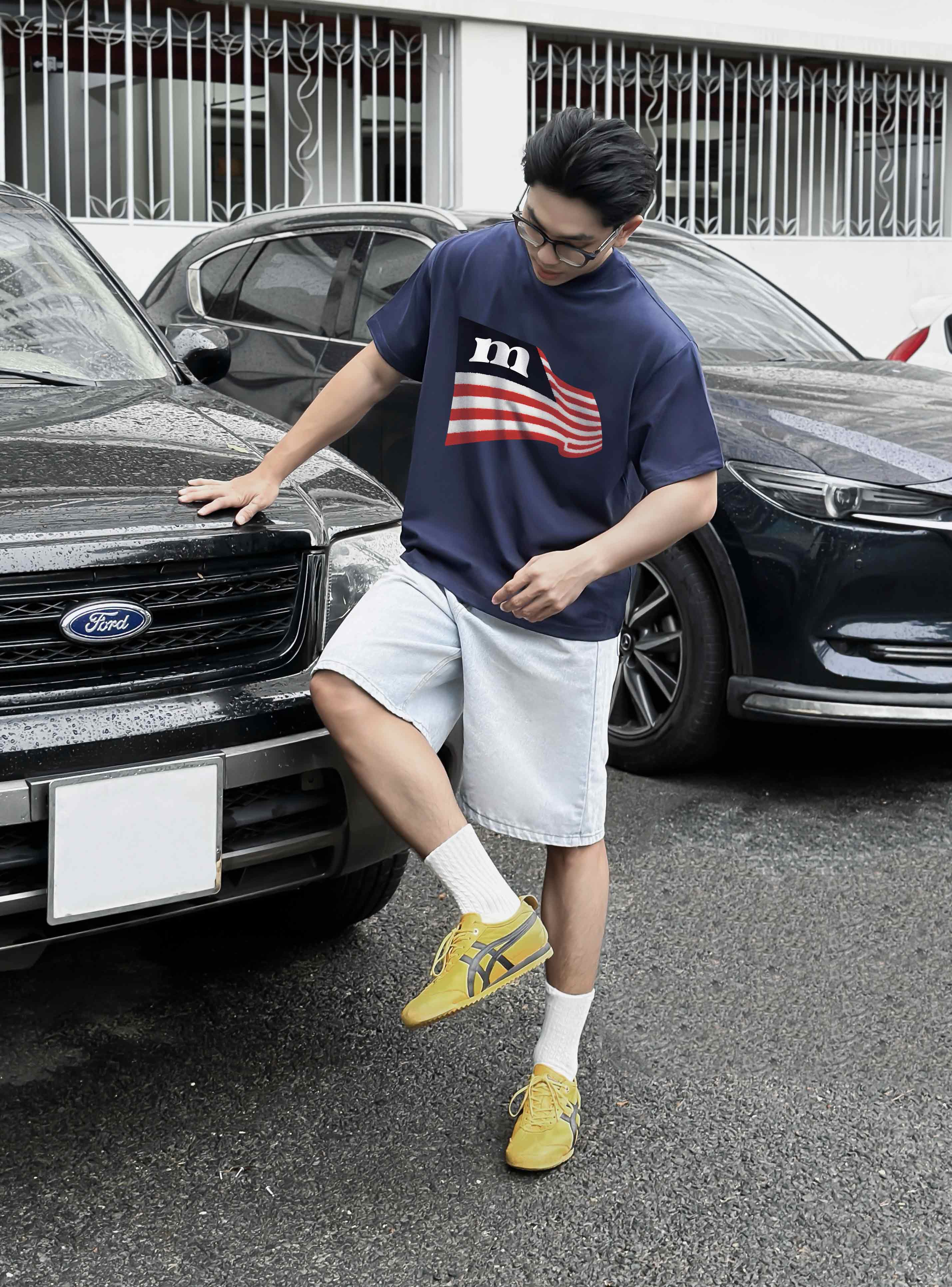 Áo thun nam form boxy AXD2415 Miucho Club vải cotton 2 chiều thoáng mát cổ tròn in mix_thumbnail_6