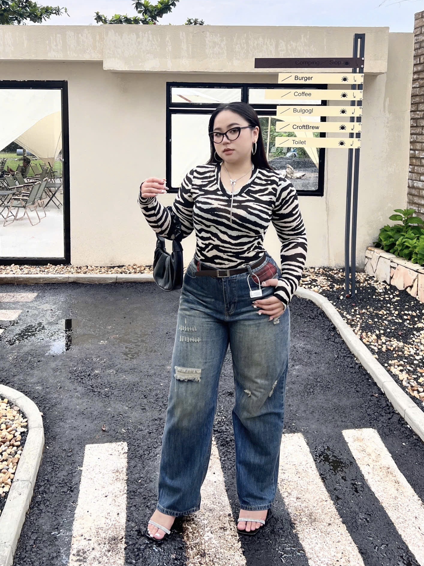 BIGSIZE NỮ- Quần suông mix caro túi đỏ T-QJ603_thumbnail_7