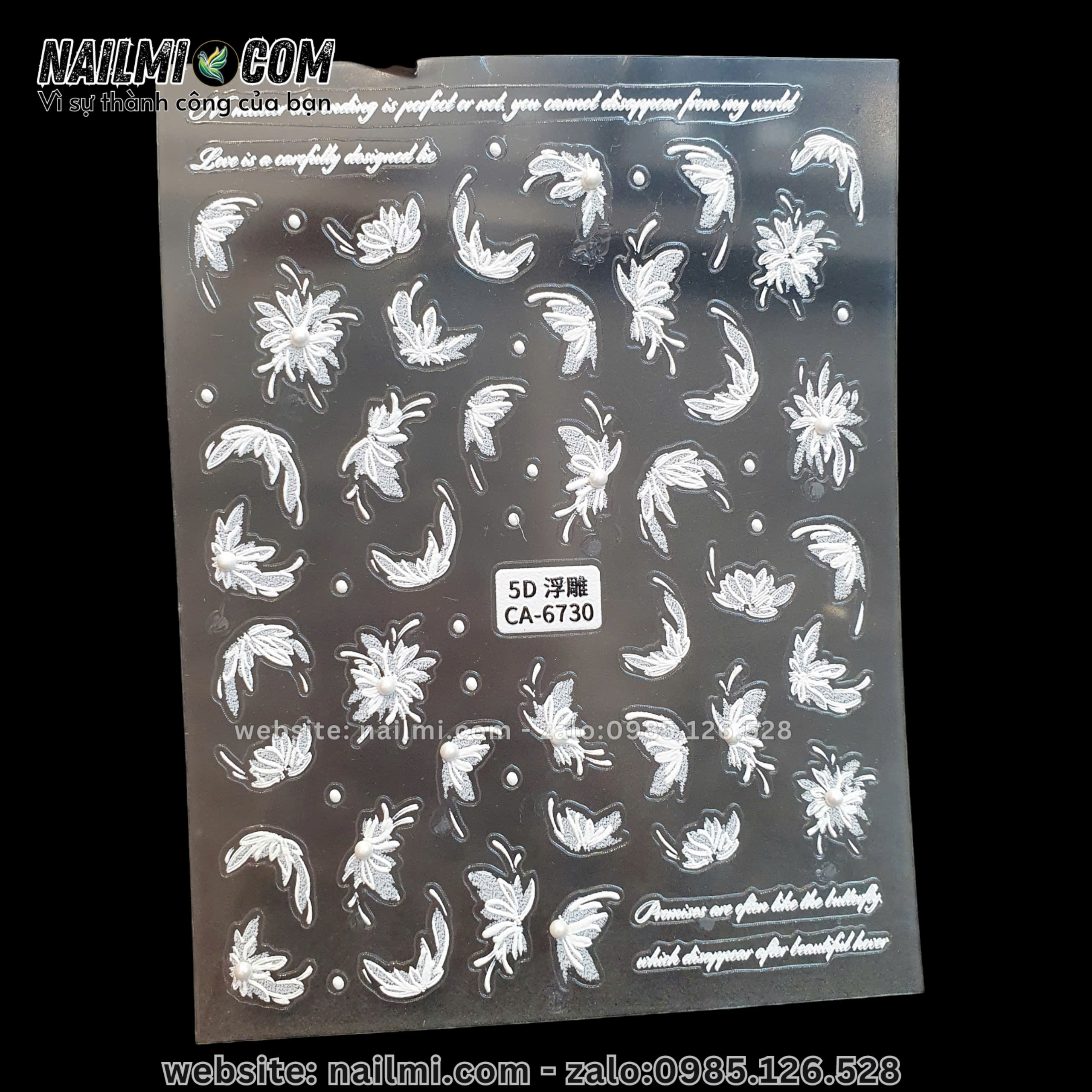 Sticker nail 5D CA-6730
