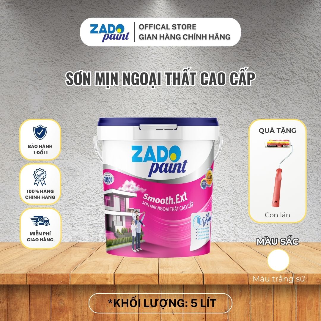 THÙNG 5L SƠN MỊN NGOẠI THẤT CAO CẤP Z 500