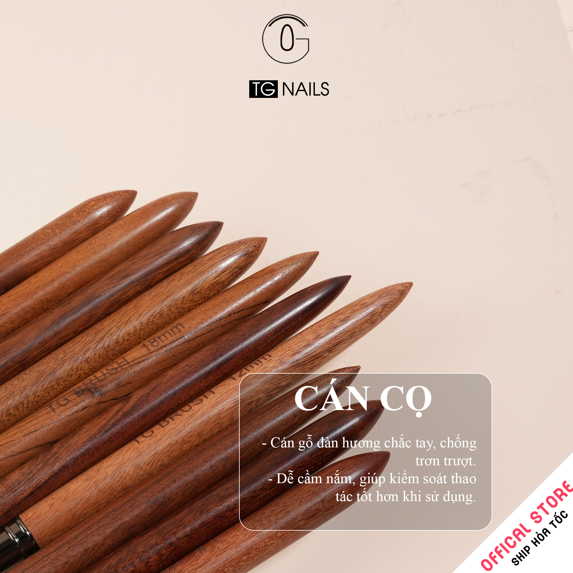 Cọ vẽ móng TG NAILS cán gỗ cao cấp_thumbnail_5
