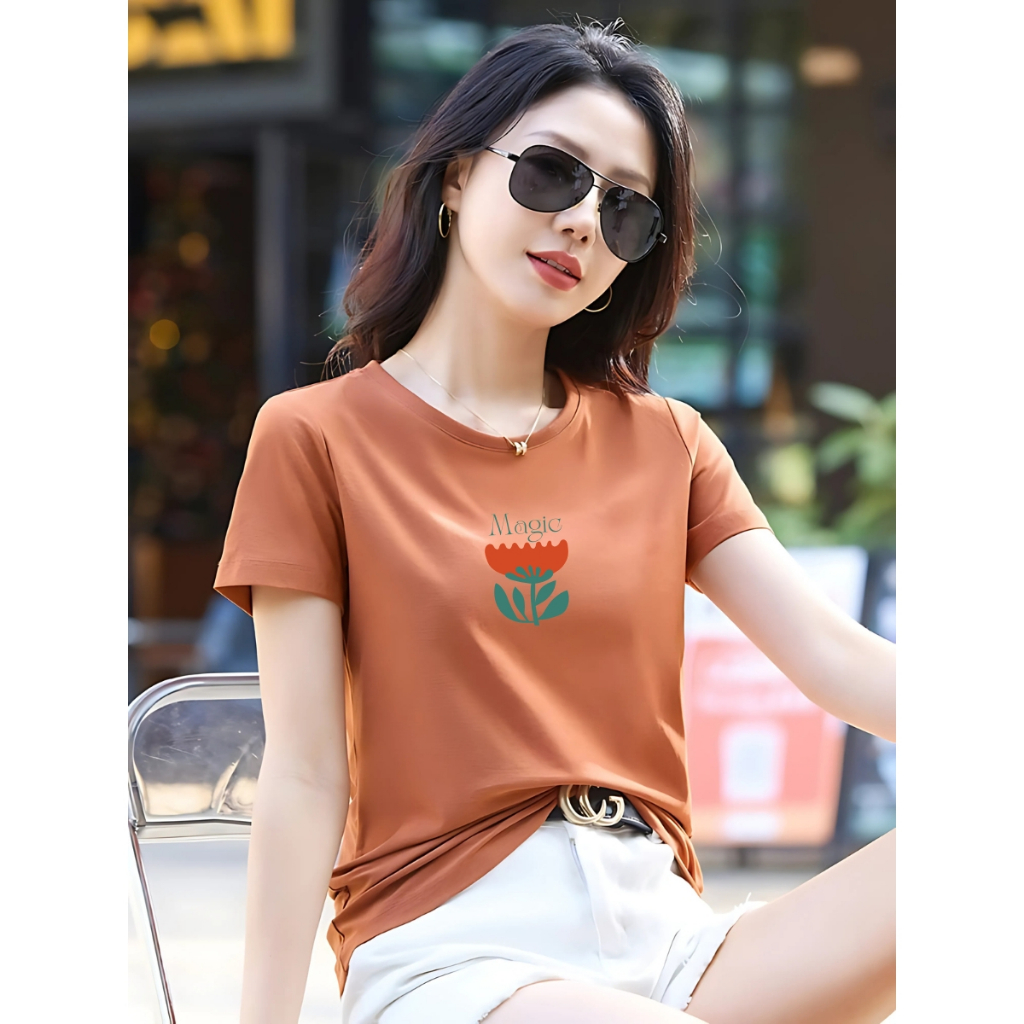 [Form vừa] Áo phông nữ 𝐋𝐎𝐙𝐀 