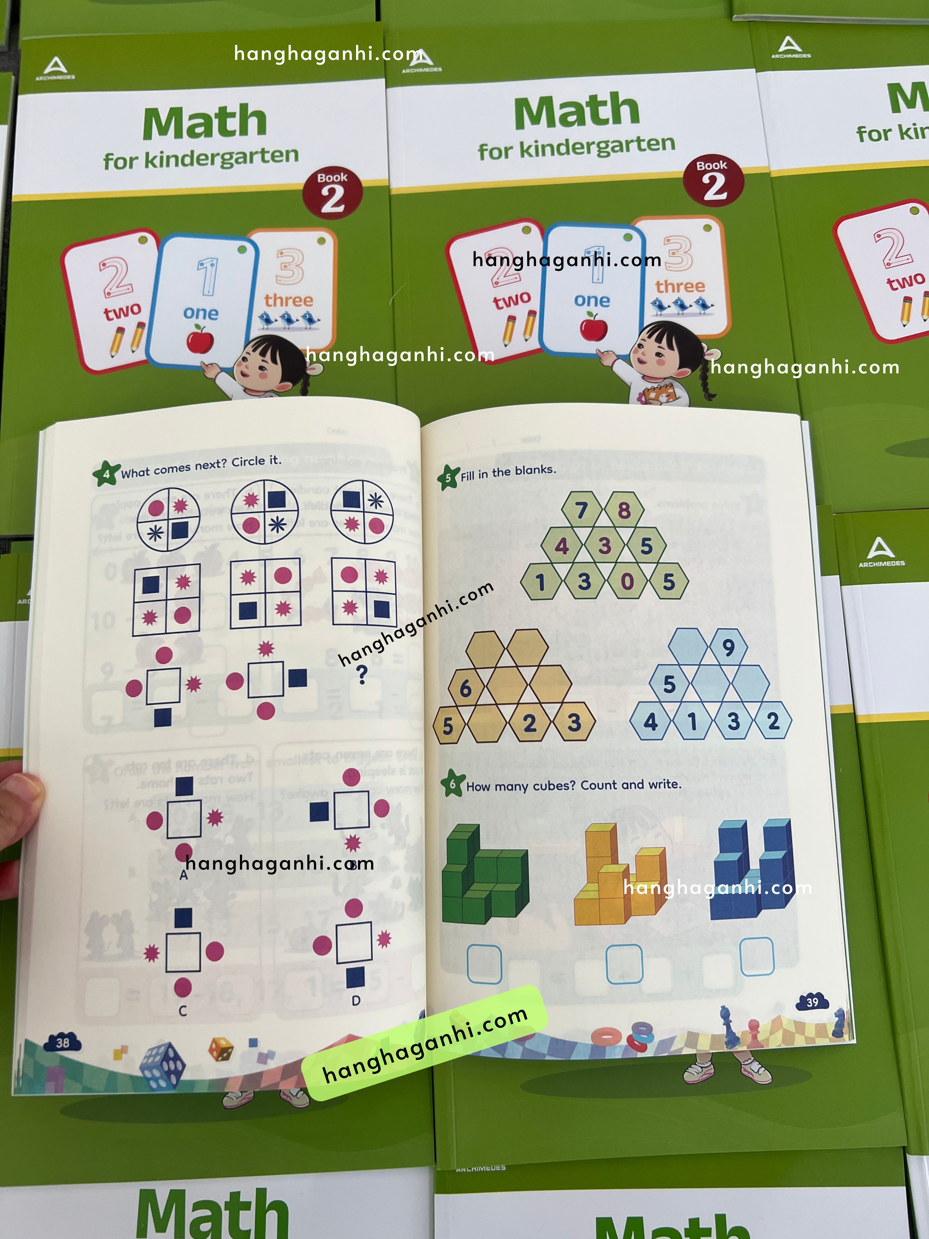 Sách Archimedes Math for Kindergarten Book 2, Toán tiếng Anh mầm non_thumbnail_2