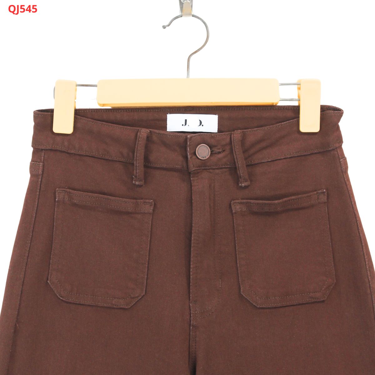 QJ545 - Jeans ống rộng nâu_thumbnail_5