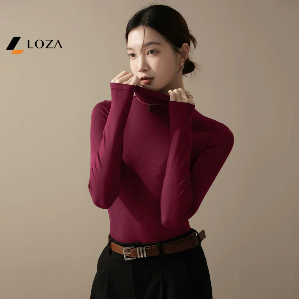 Áo giữ nhiệt nữ cổ cao 3p -  LOZA LT105229_thumbnail_0