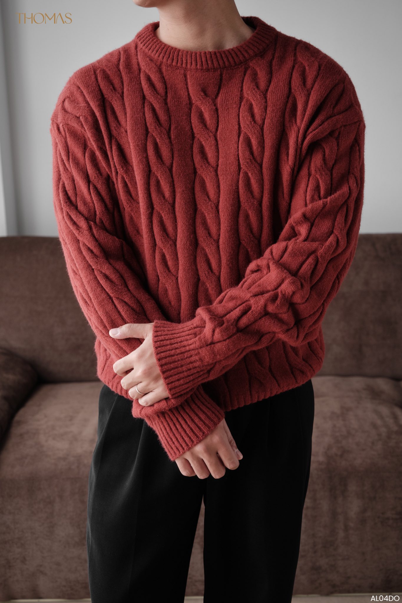 Áo Sweater Twisted-Wool Len Viscose Form Relaxed_thumbnail_16