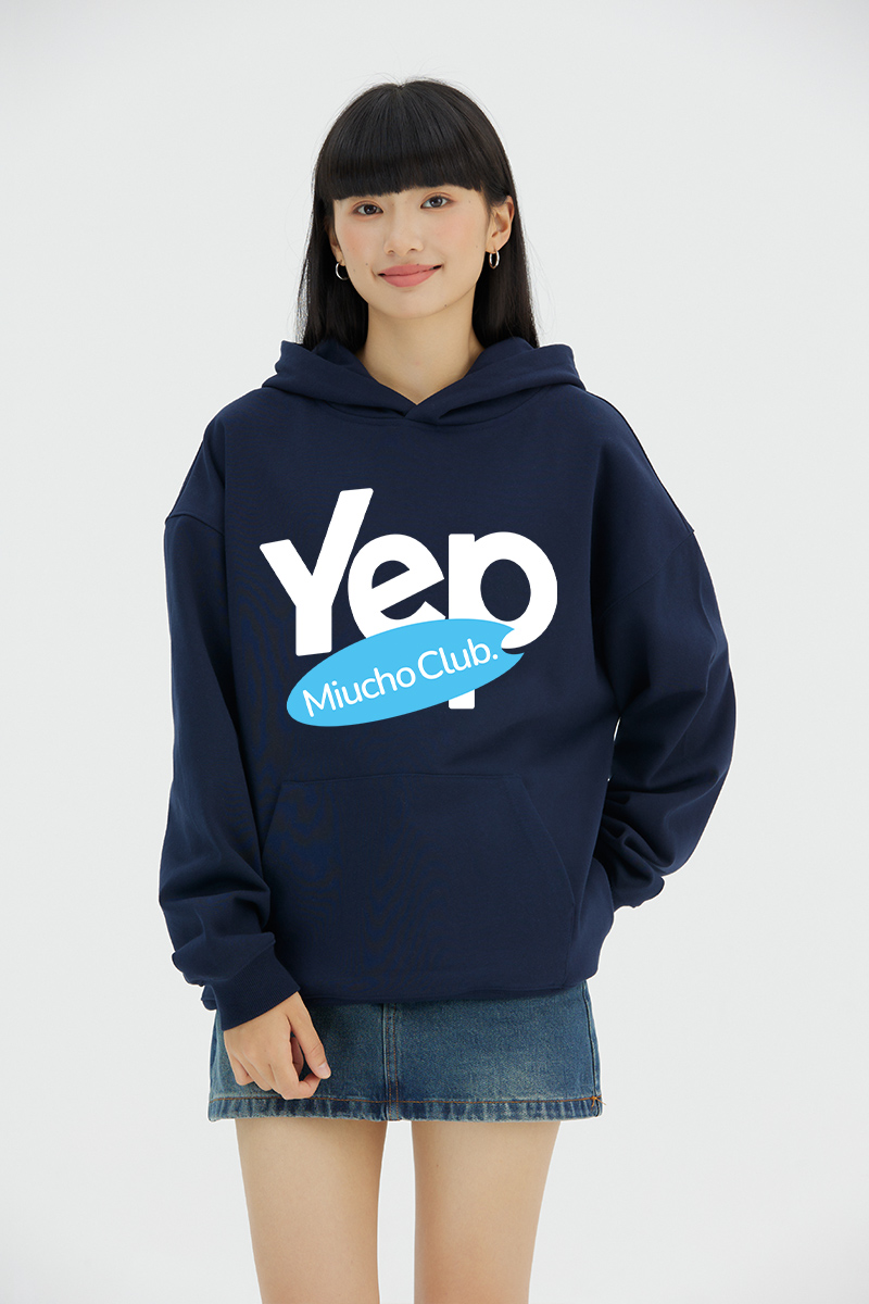 Áo hoodie nữ form rộng local brand HDD1614 Miucho vải nỉ chân cua dày dặn mũ tròn in typography_thumbnail_5