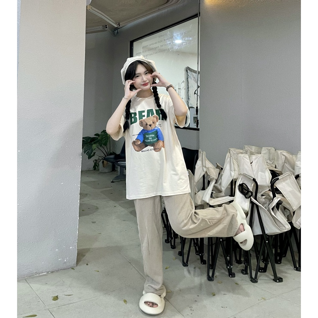 Áo thun tay lỡ form rộng đẹp oversize chất vải cotton AT260 Miucho in graphic_thumbnail_4