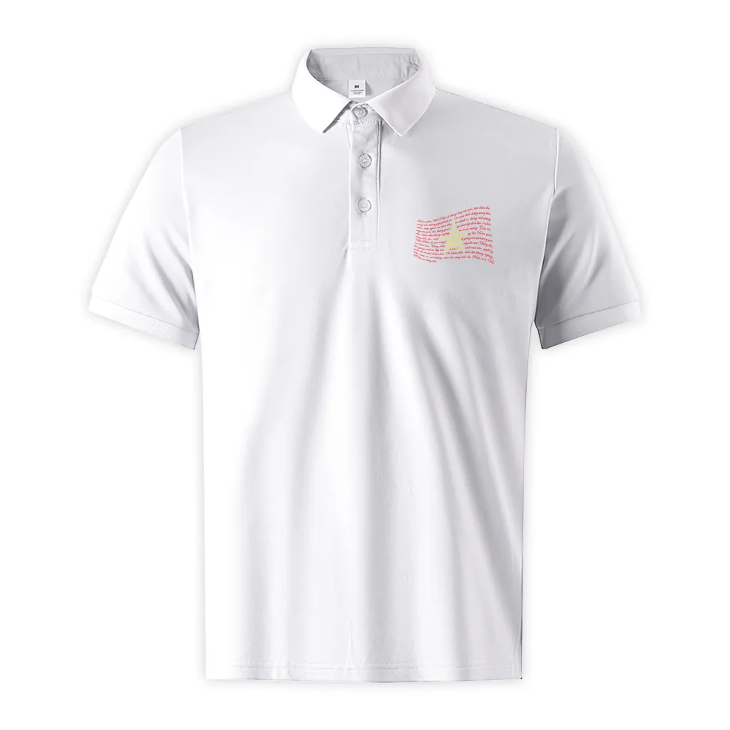 Áo polo nam cờ đỏ sao vàng PLCSD2449 Miucho Iconic vải polyester thoáng mát cổ trụ in typography_thumbnail_0