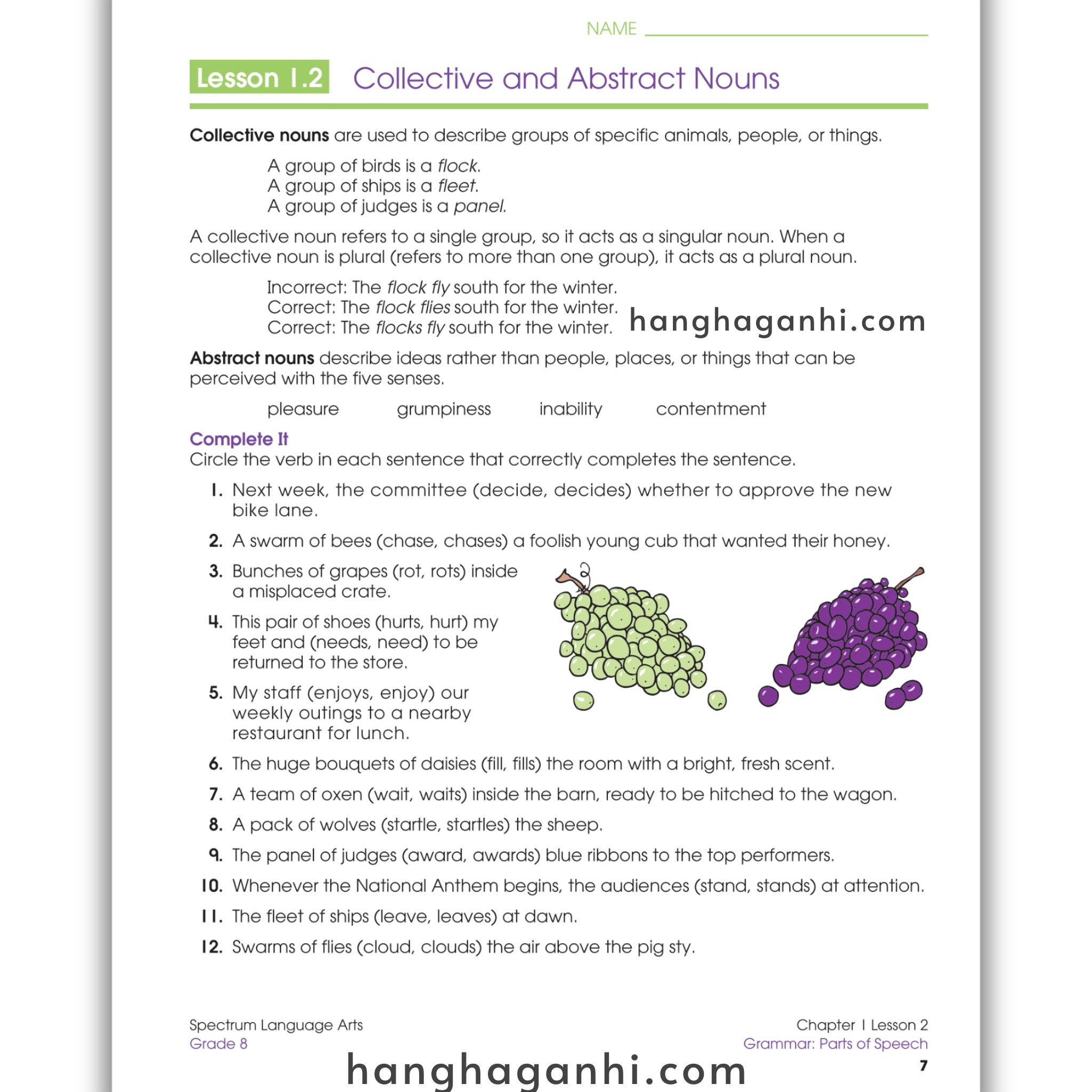 Sách Spectrum Language Arts Workbook Grade 8_thumbnail_7