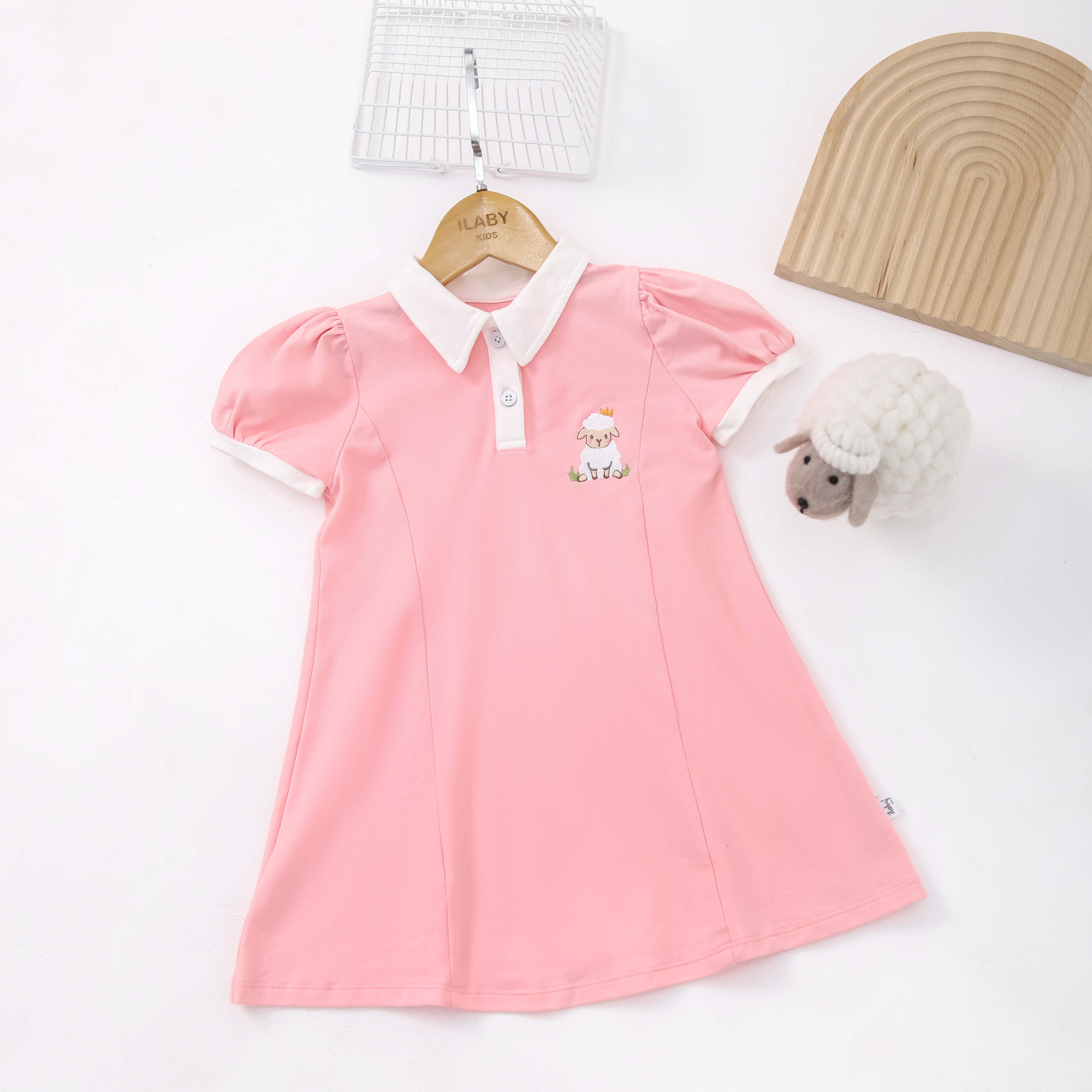 Váy polo thêu ngực bổ mảnh_thumbnail_2