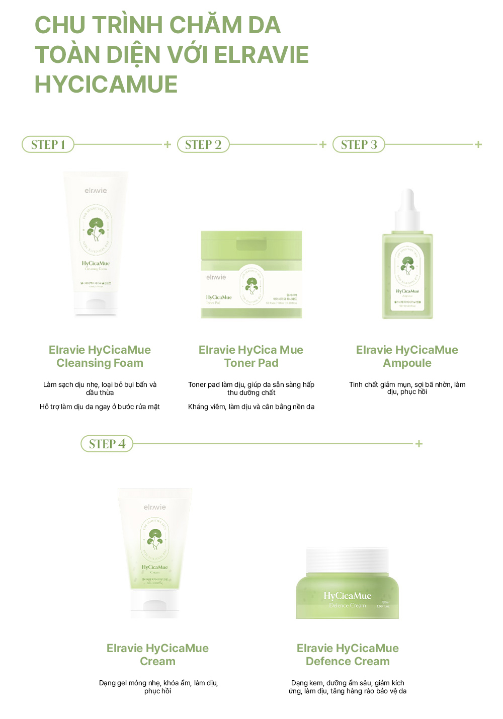 Kem chấm mụn làm dịu, phục hồi và giảm thâm elravie HyCicaMue Spot Cream_thumbnail_11