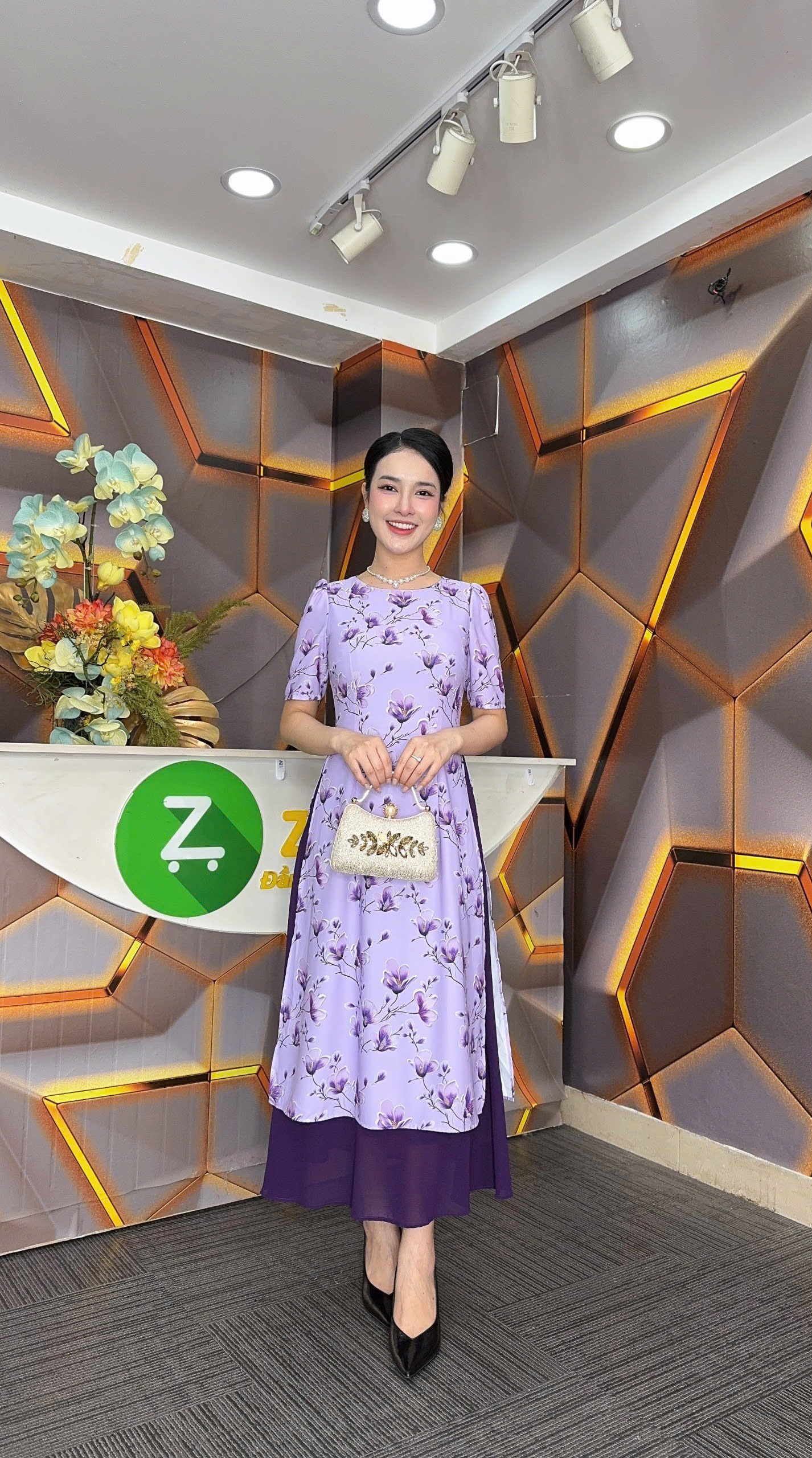 Đầm giả áo dài - Y1908 - Thương hiệu Zonbig_thumbnail_1