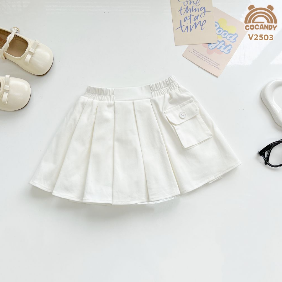 Chân váy cộc kaki TRẮNG phối túi cúc_thumbnail_3