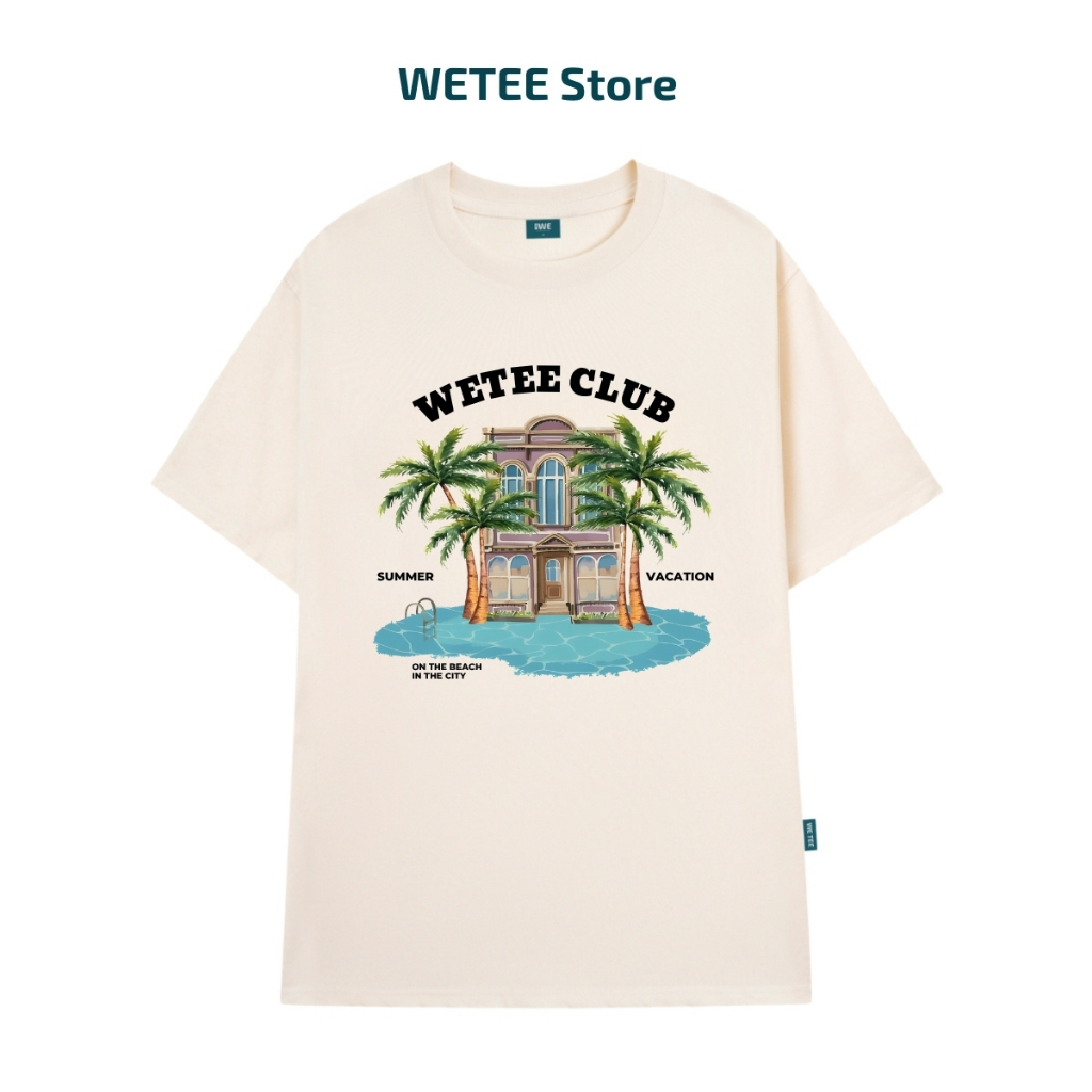 Áo thun unisex UX30 BST CÂY DỪA đi biển mùa hè dáng oversized Local brand WETEE - T050_thumbnail_5