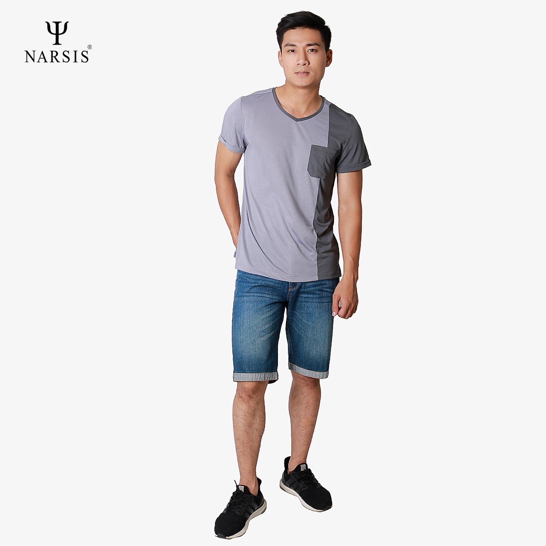 ÁO NAM CT NARSIS D8050 NARSIS CHẤT LIỆU THOÁNG MÁT, DỄ CHỊU, THOẢI MÁI CẢ NGÀY, DỄ VẬN ĐỘNG