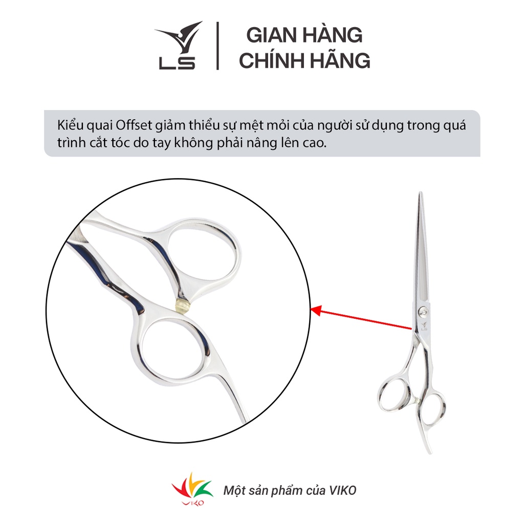 kéo cắt tóc Viko LS CB1370 - bảo hành 2 năm_thumbnail_7