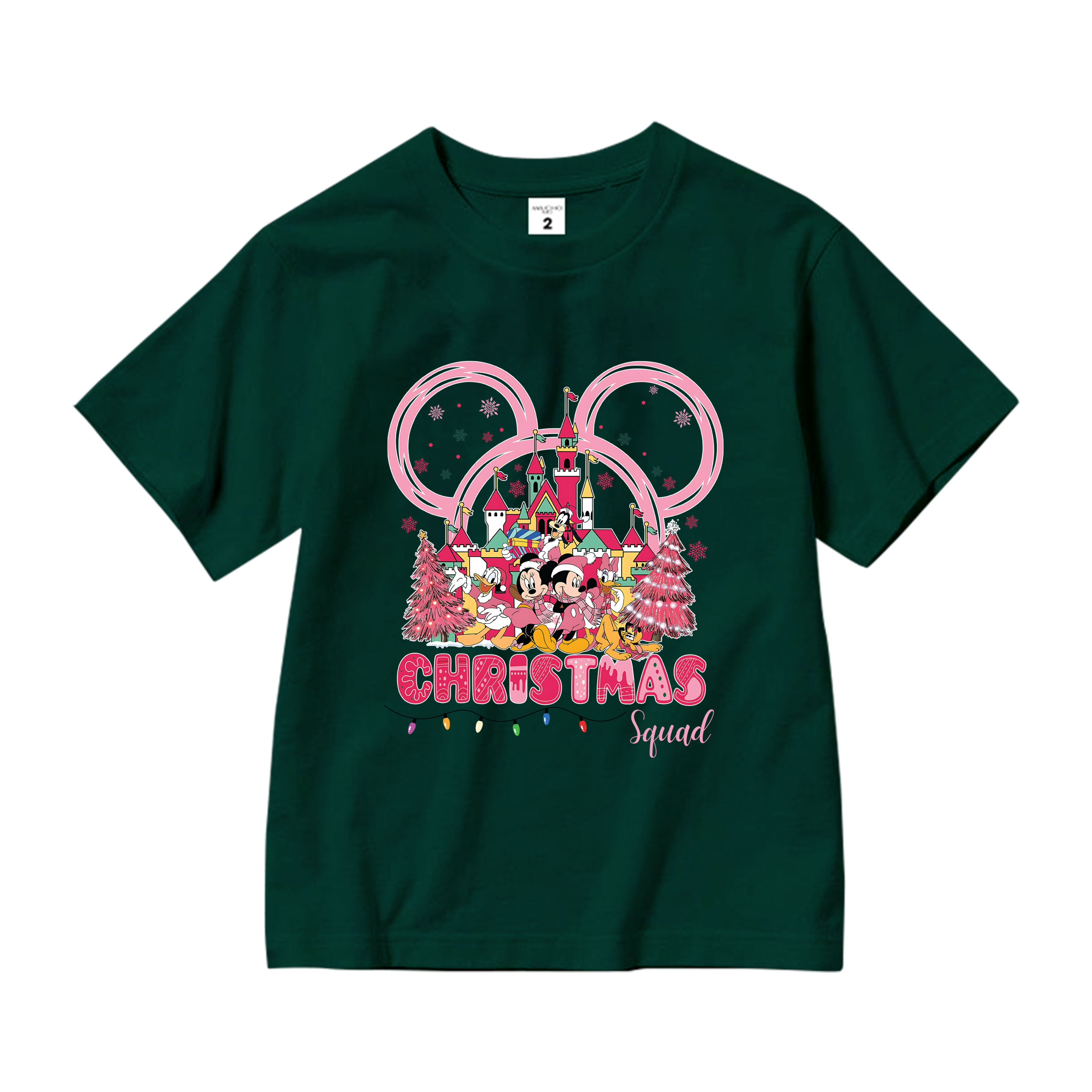Áo thun bé gái giáng sinh noel from rộng chất vải cotton thoáng mát AED1707 Miucho Kid in artwork_thumbnail_13