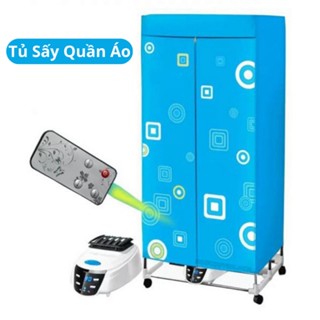 Tủ Sấy Quần Áo PTLUXURY Có Điều Khiển Từ Xa Khung inox 2 Tầng Chắc Chắn [ HÀNG TỐT ]_thumbnail_2