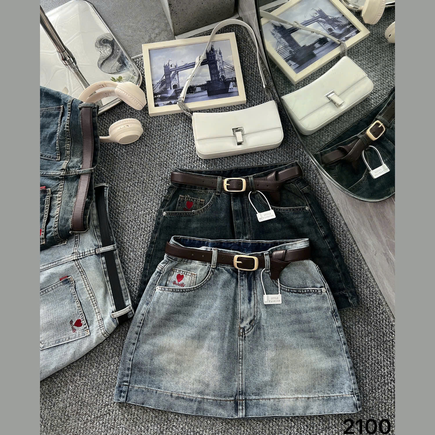 Chân váy dáng A thêu trái tim bigsize JV2100 dành cho nàng béo mập từ 55-90kg_thumbnail_17