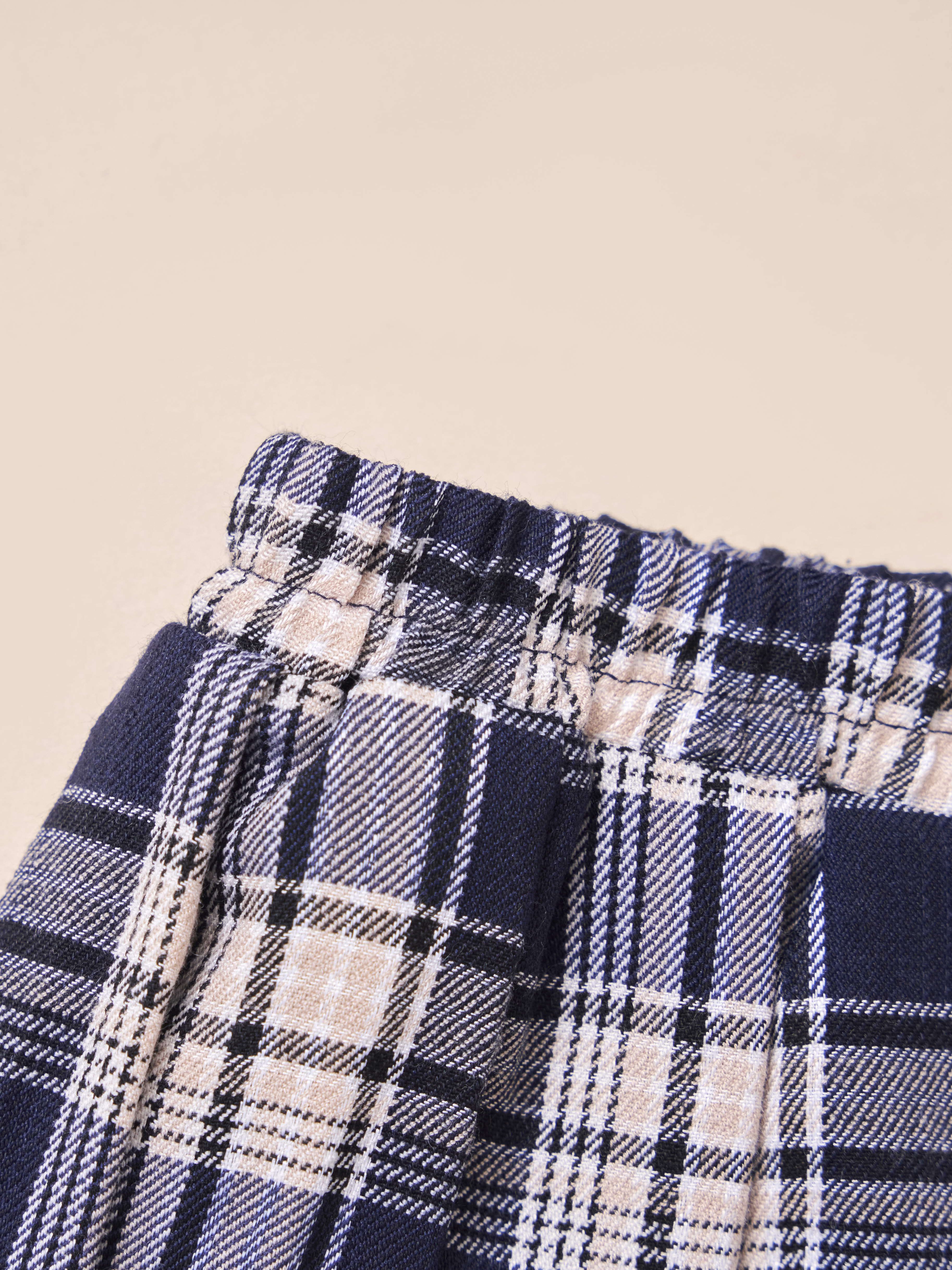 Chân váy kẻ xếp ly chun cạp_thumbnail_2